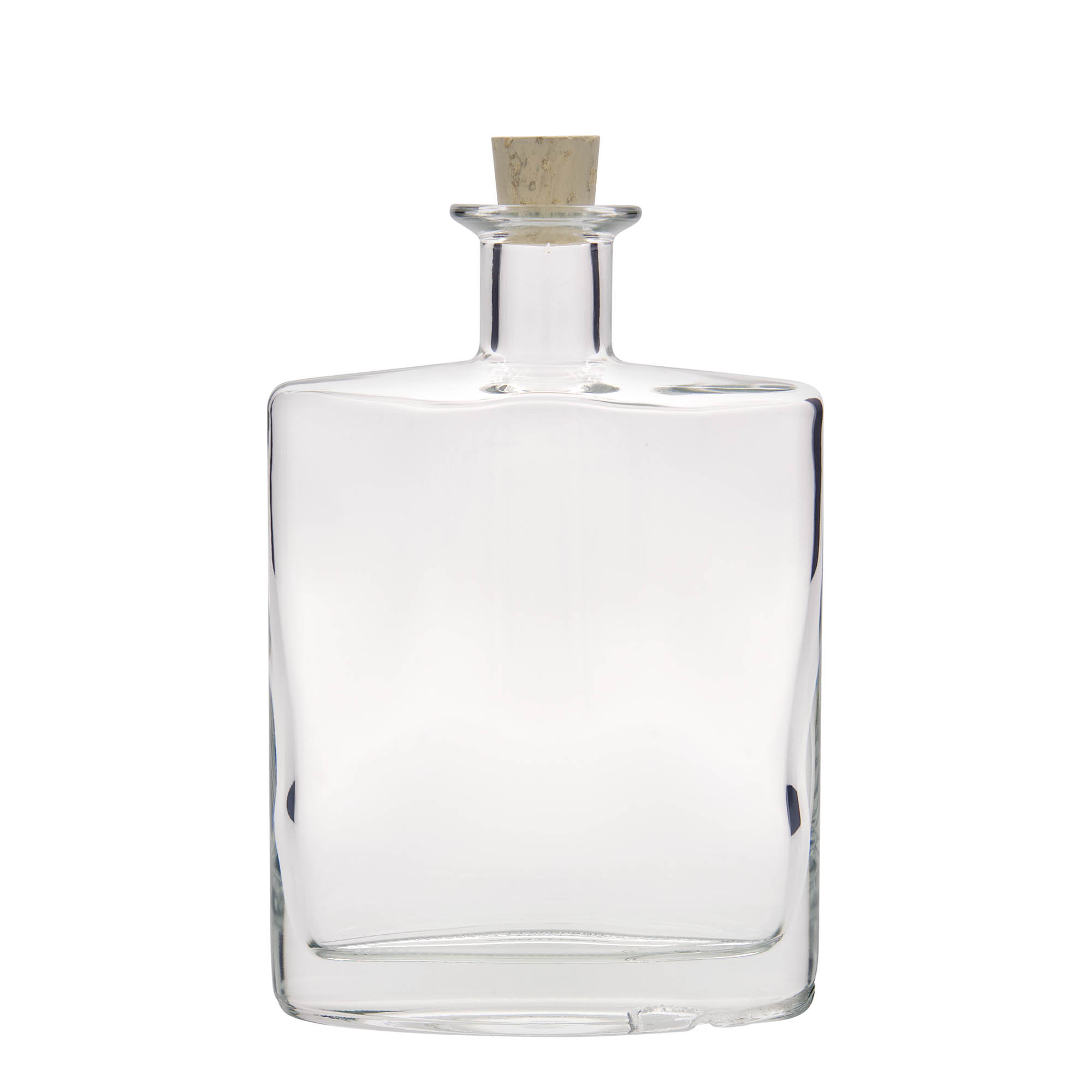 700 ml skleněná láhev 'Zorbas', oválná, hrdlo: korek 700 ml skleněná láhev 'Zorbas', oválná, hrdlo: korek