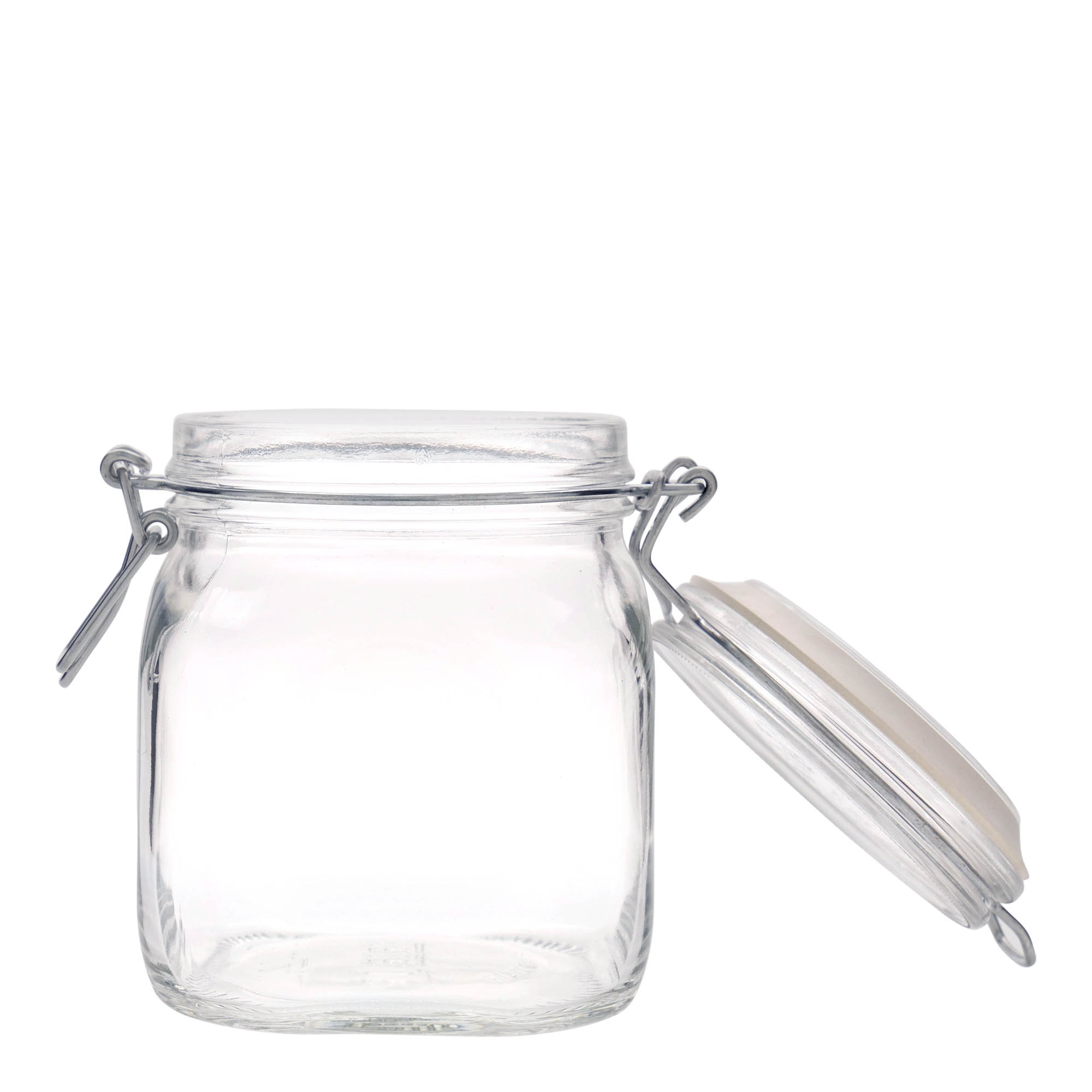 750 ml drátěná zavařovací sklenice 'Fido', čtvercová, hrdlo: drátěné uzávěr 750 ml drátěná zavařovací sklenice 'Fido', čtvercová, hrdlo: drátěné uzávěr