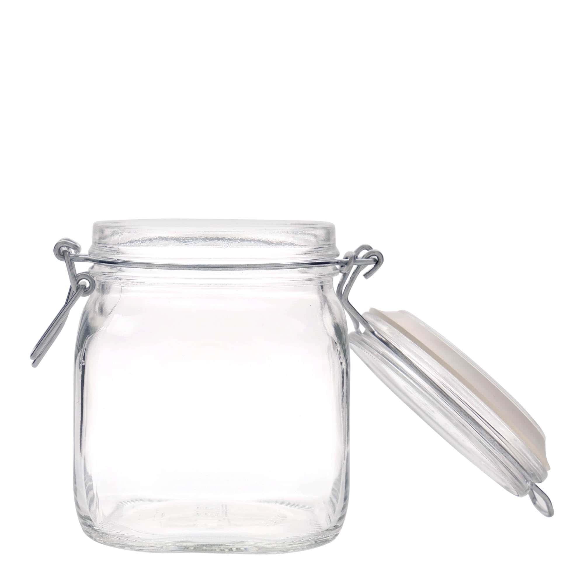 750 ml drátěná zavařovací sklenice 'Fido', čtvercová, hrdlo: drátěné uzávěr 750 ml drátěná zavařovací sklenice 'Fido', čtvercová, hrdlo: drátěné uzávěr