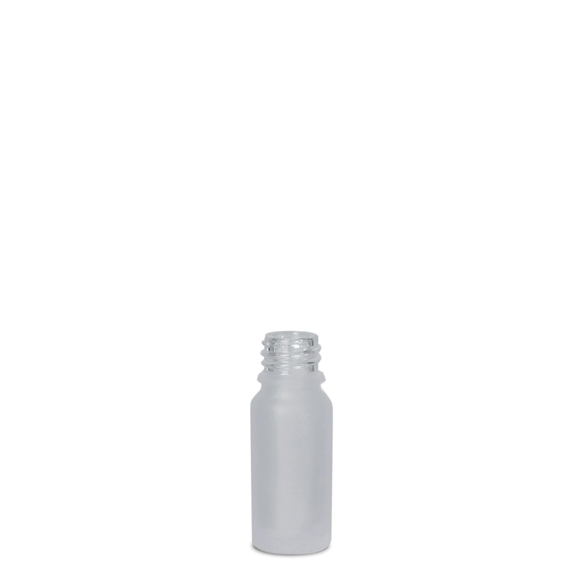 10 ml lékovka, sklo, matné, hrdlo: DIN 18 10 ml lékovka, sklo, matné, hrdlo: DIN 18