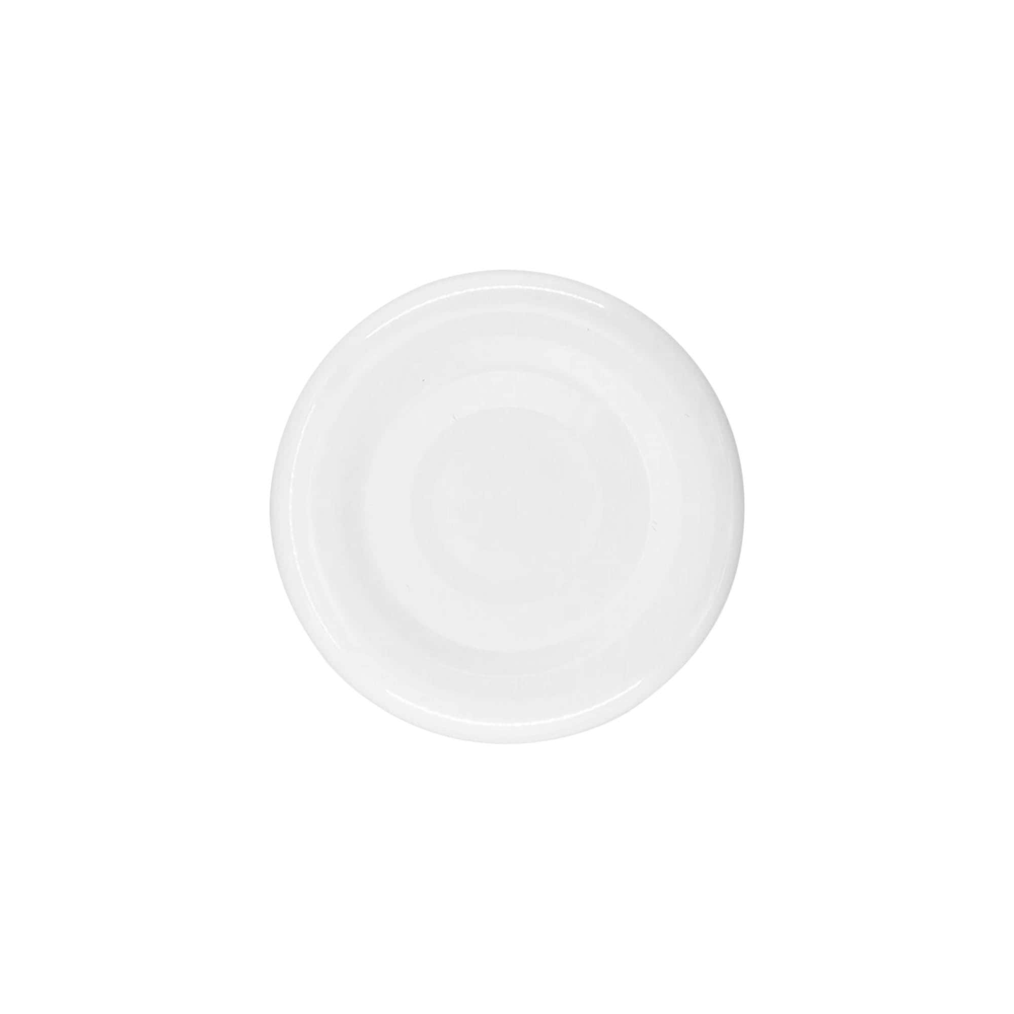 Twist-off víčko, plech, bílé, pro hrdlo: TO 38 Twist-off víčko, plech, bílé, pro hrdlo: TO 38