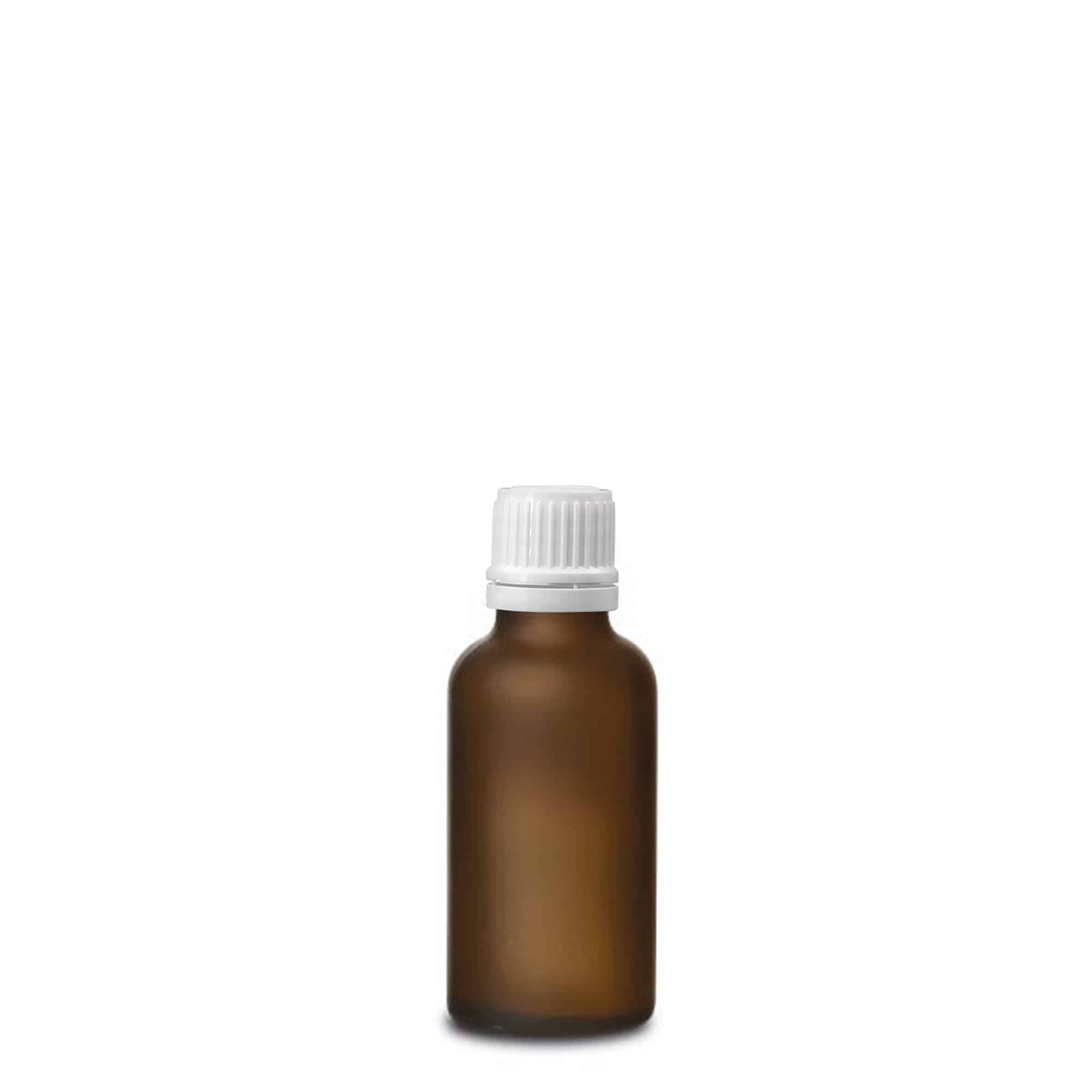 30ml lékovka, sklo, hnědé matné, hrdlo: DIN 18