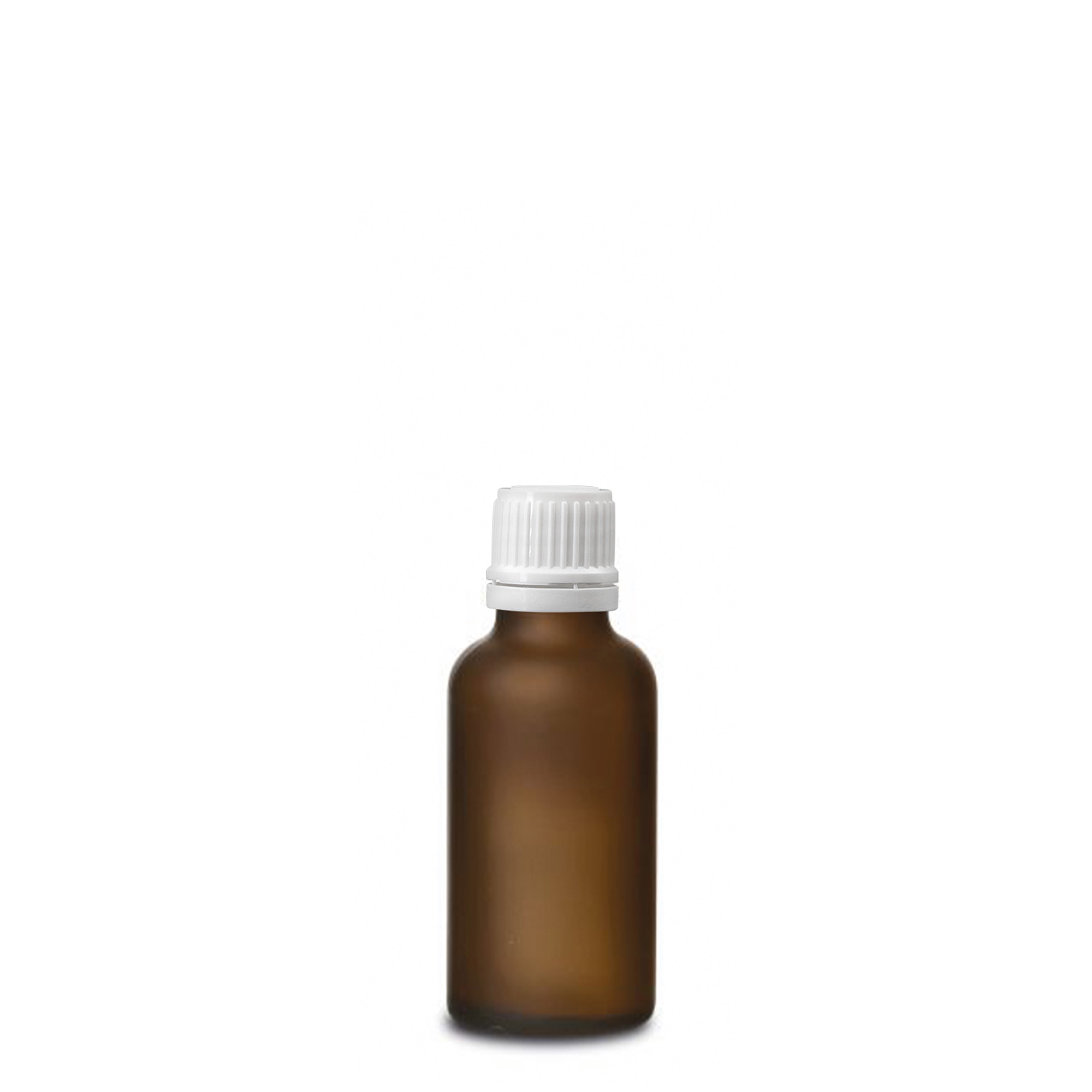 30 ml lékovka, sklo, hnědá matná, hrdlo: DIN 18