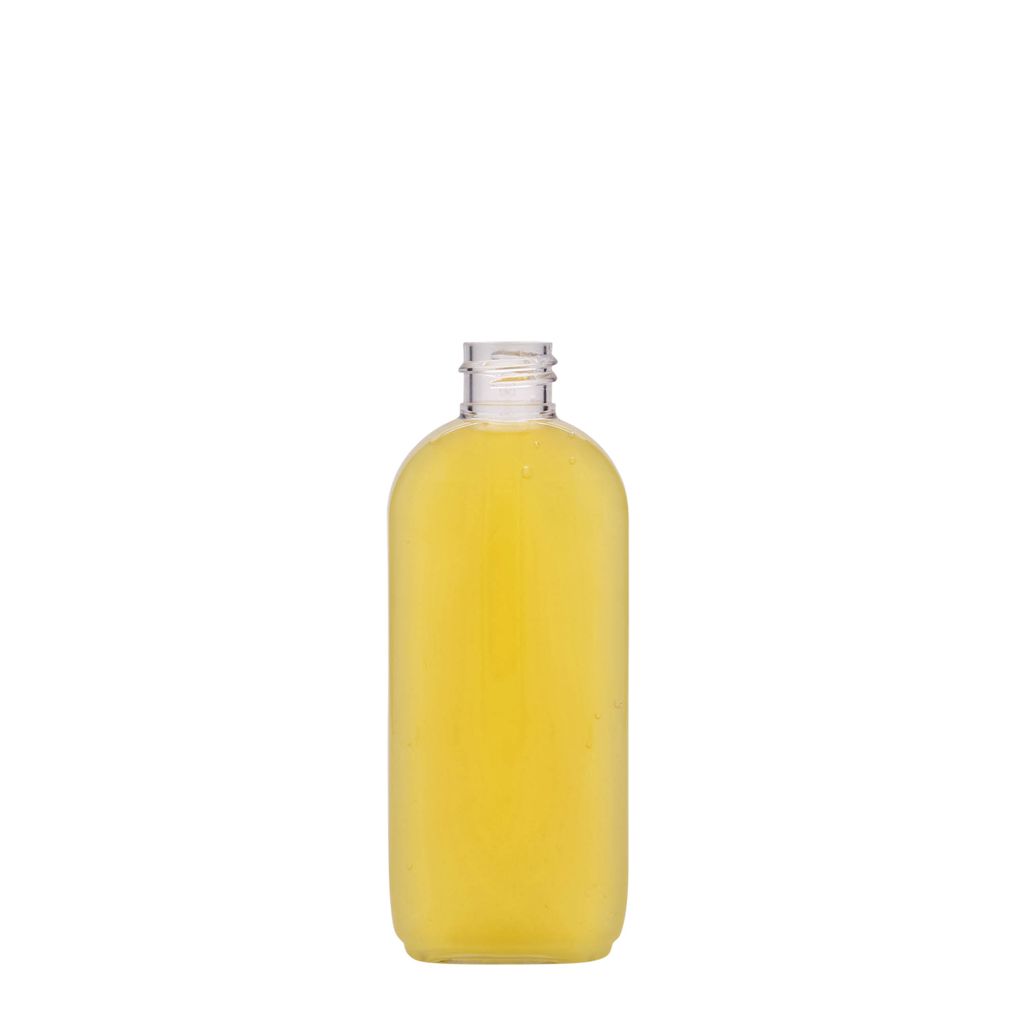 100 ml PET lahev „Iris“, oválná, plast, hrdlo: 20/410
