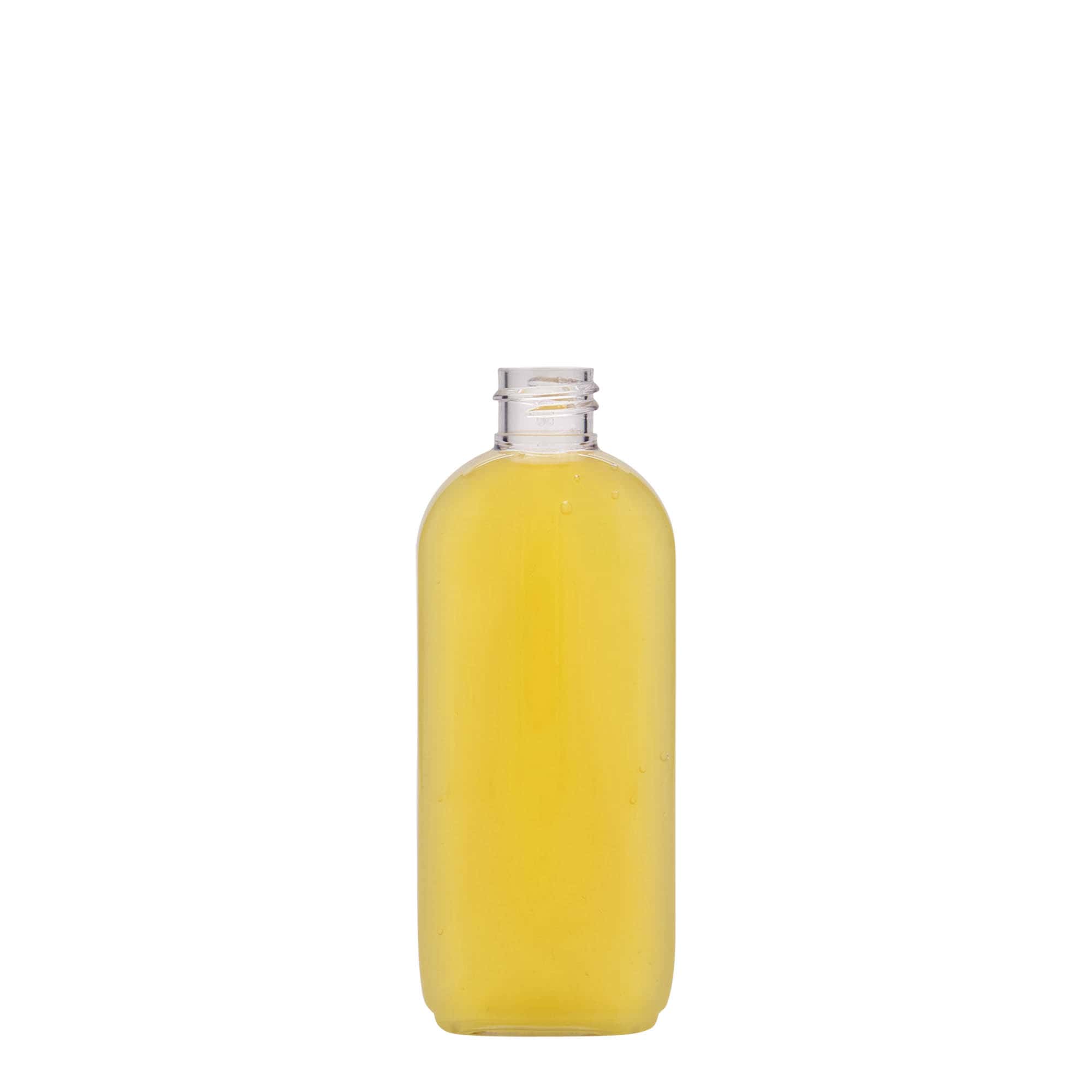 100 ml PET lahev „Iris“, oválná, plast, hrdlo: 20/410