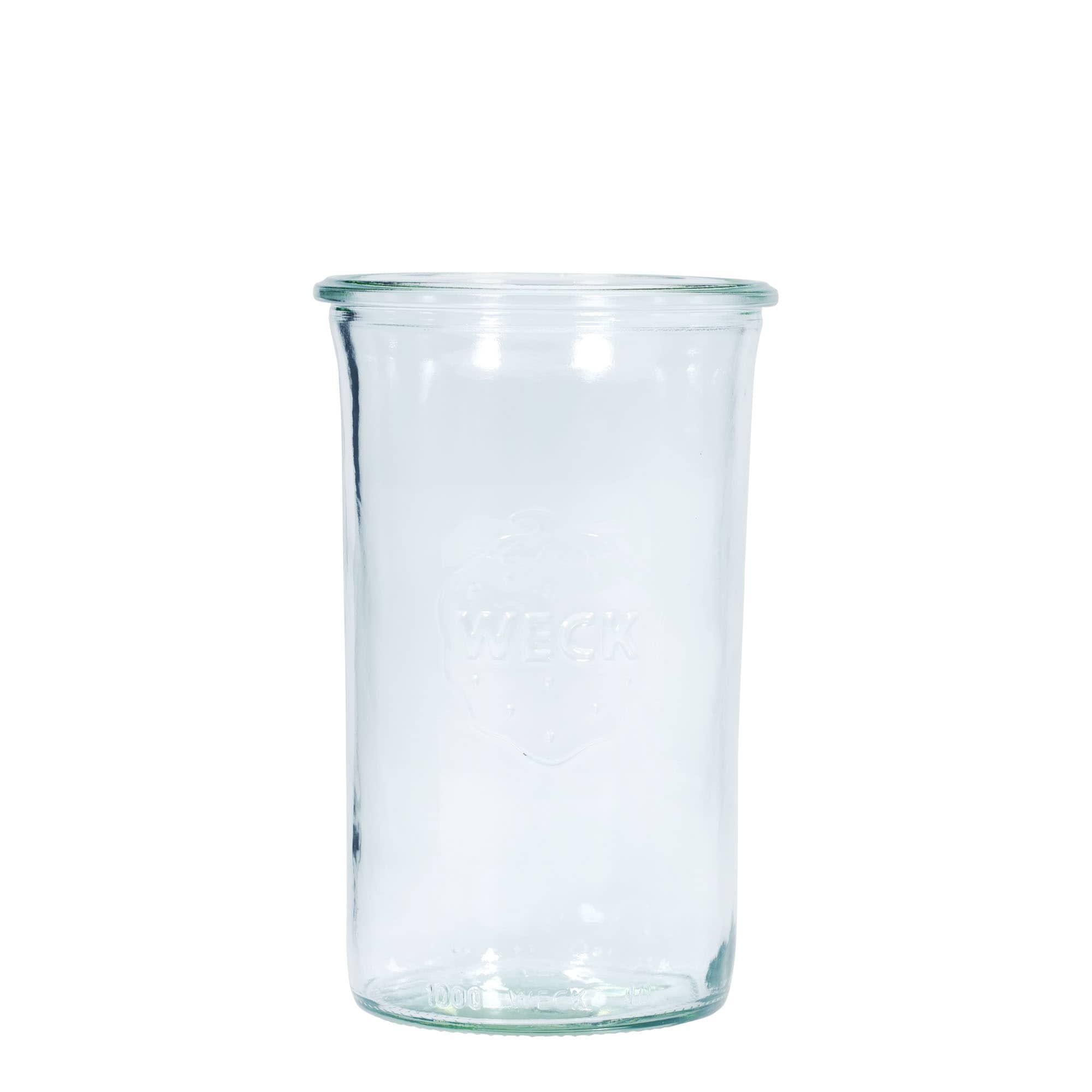 Konzervárenské sklenice WECK 1000 ml, uzávěr: kulatý okraj