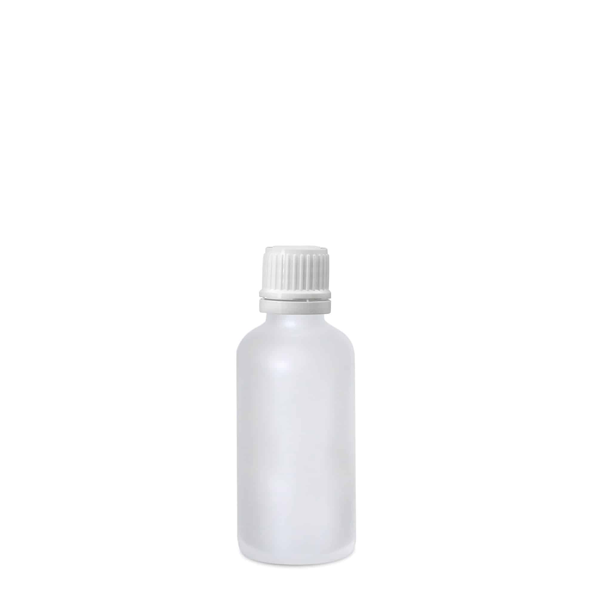 50 ml lékovka, sklo, hnědé matné, hrdlo: DIN 18