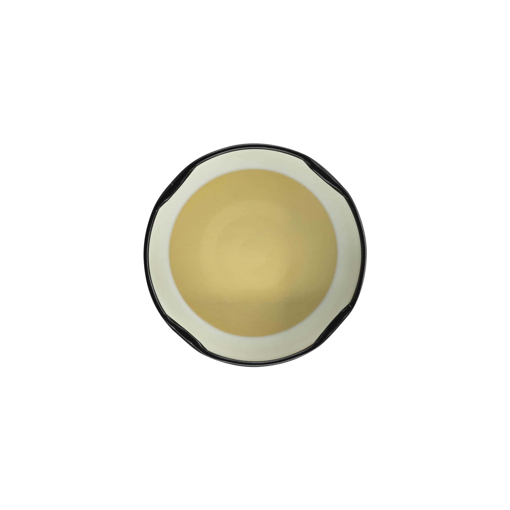 Deep-Twist-Off-zátka, plech, černá, pro hrdlo: Deep-TO 66