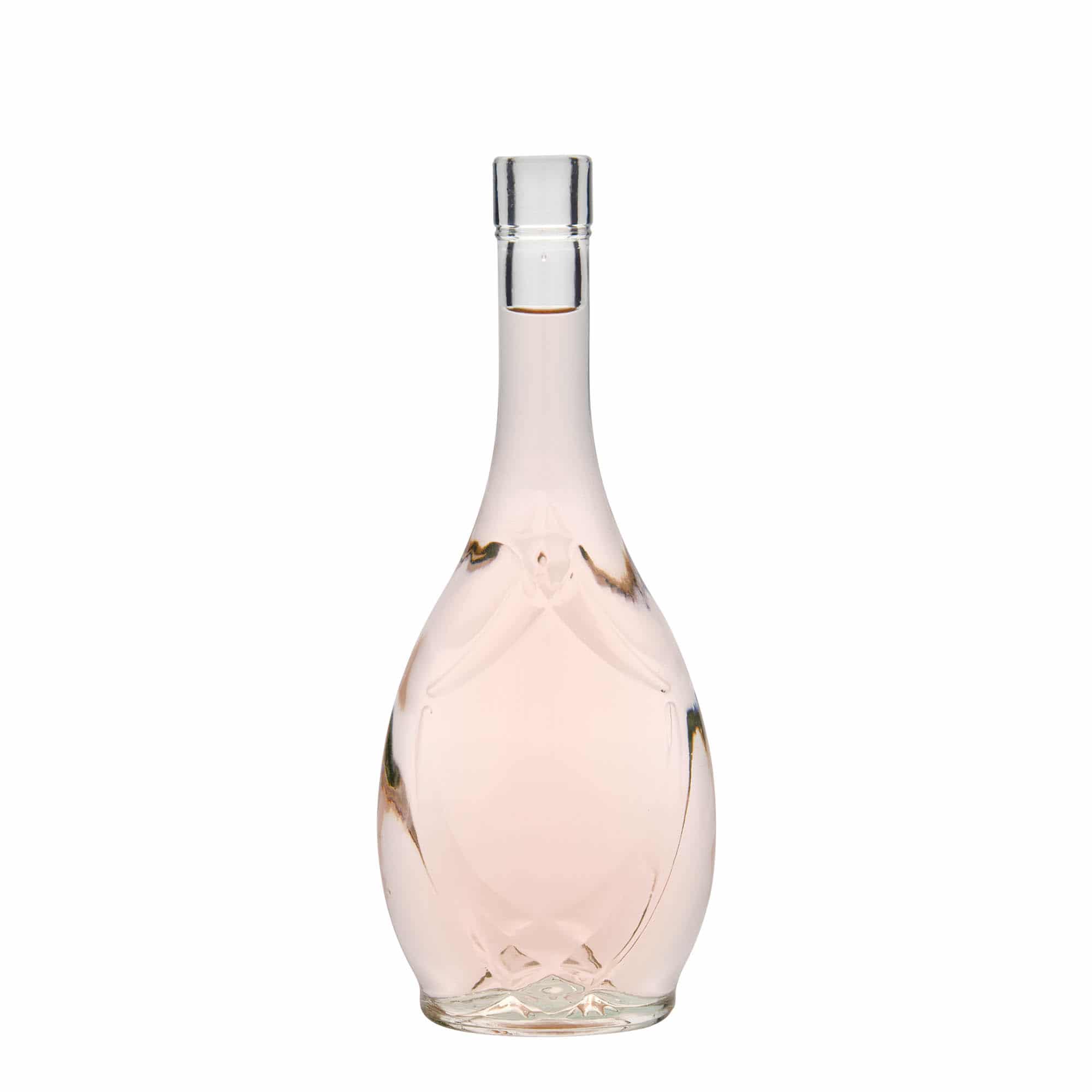 Skleněná lahev 500 ml 'Saragossa', oválná, uzávěr: korek