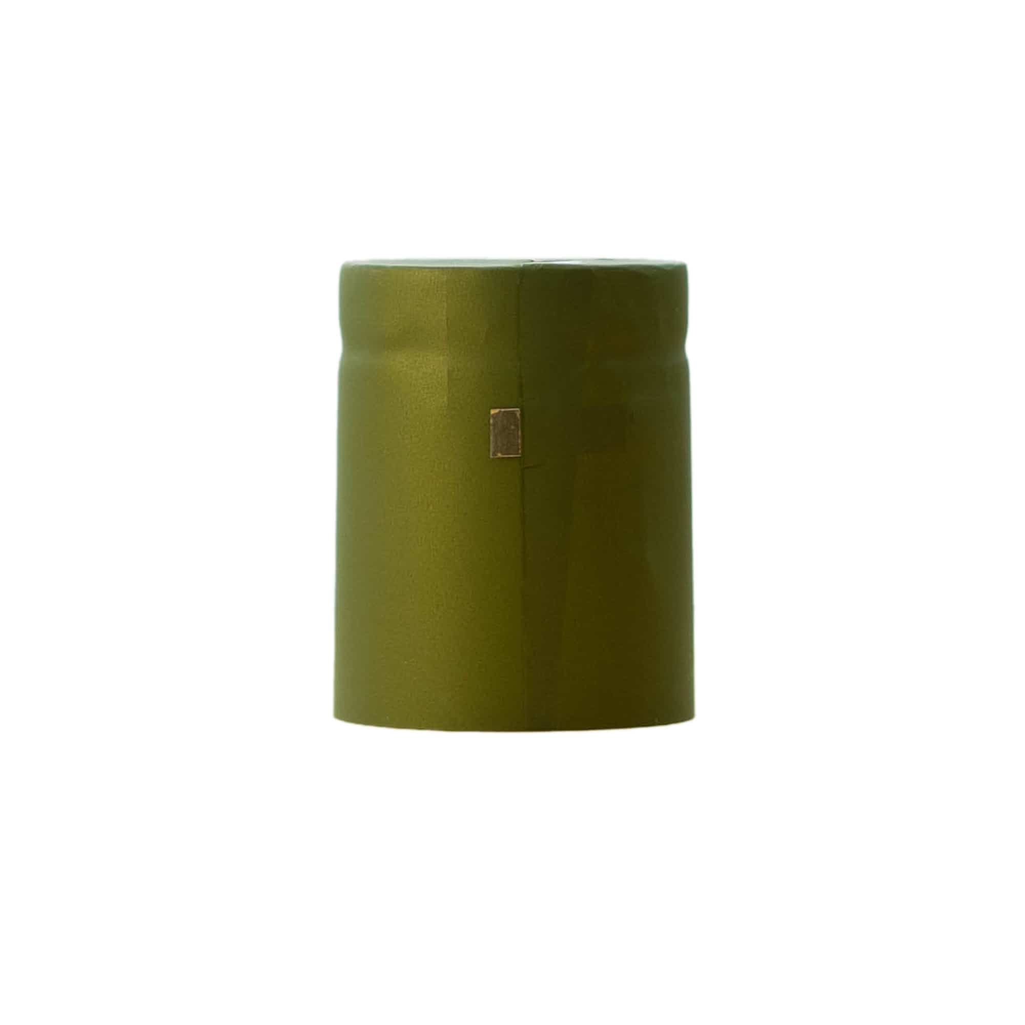 Smršťovací kapsle 32x41, plast PVC, olivově zelená Smršťovací kapsle 32x41, plast PVC, olivově zelená