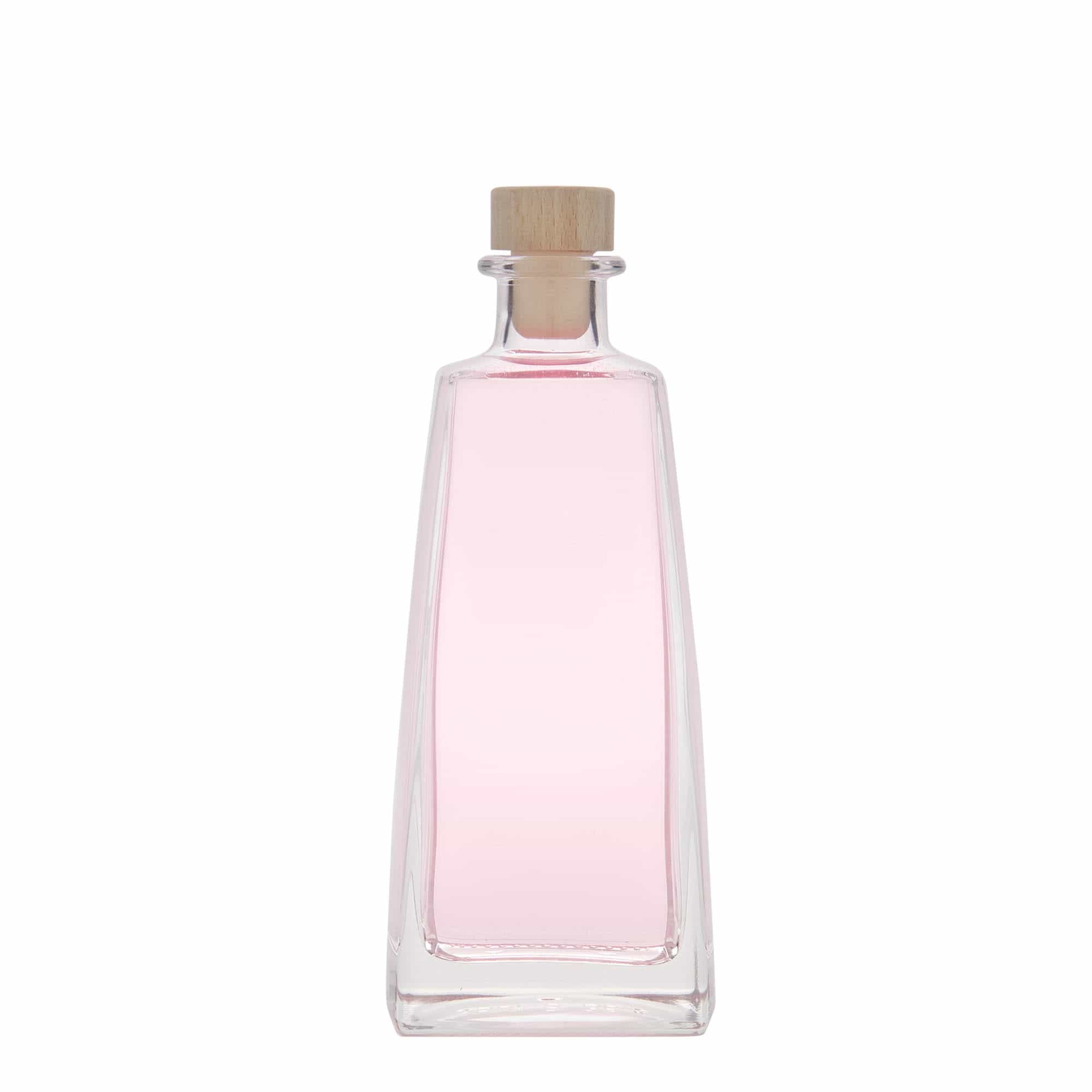 Skleněná lahev 350 ml 'Timmy', hranatá, uzávěr: korek