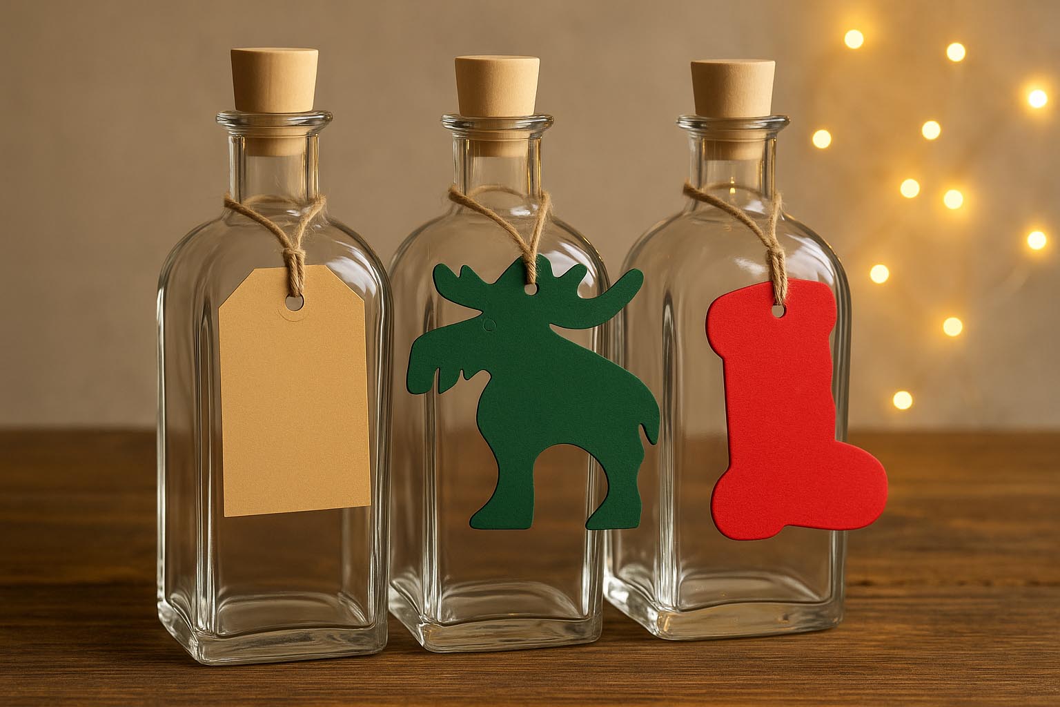 Obdélníková visačka, hnědá