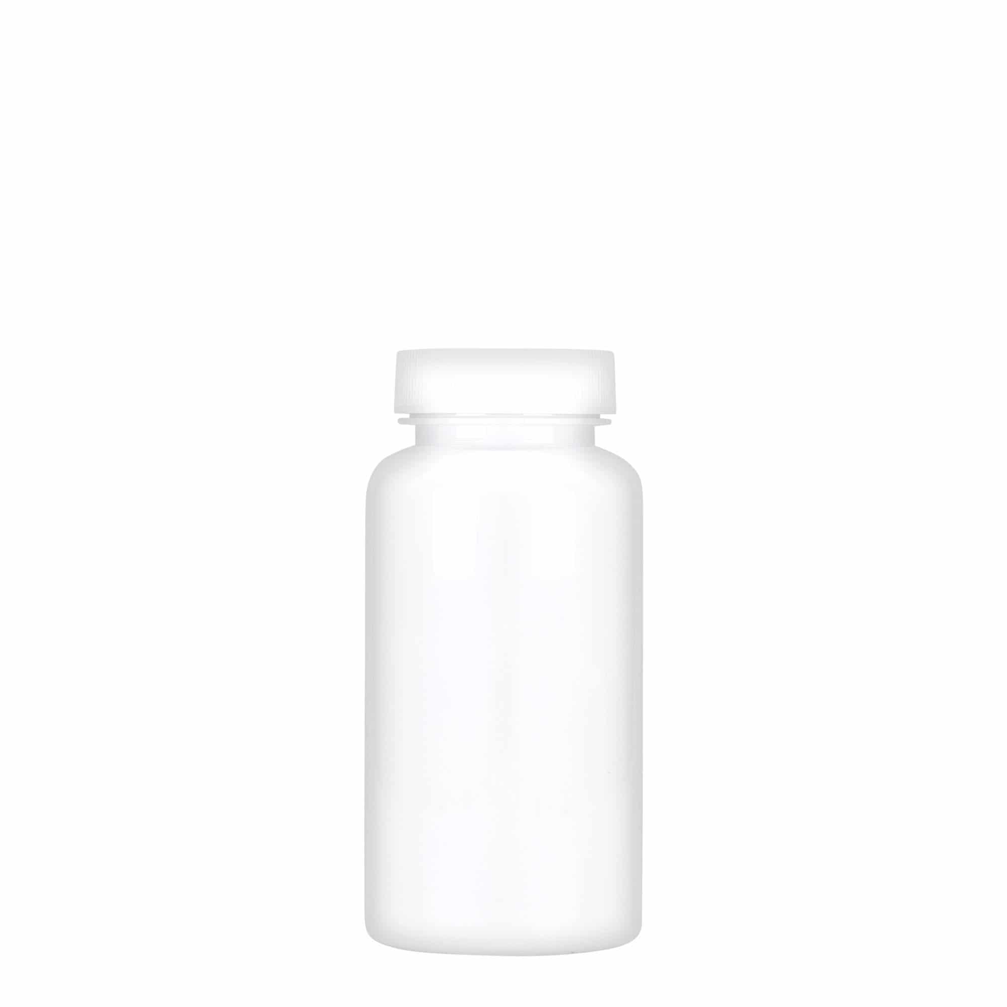 PET dóza 150 ml, plast, bílá, uzávěr: GPI 38/400