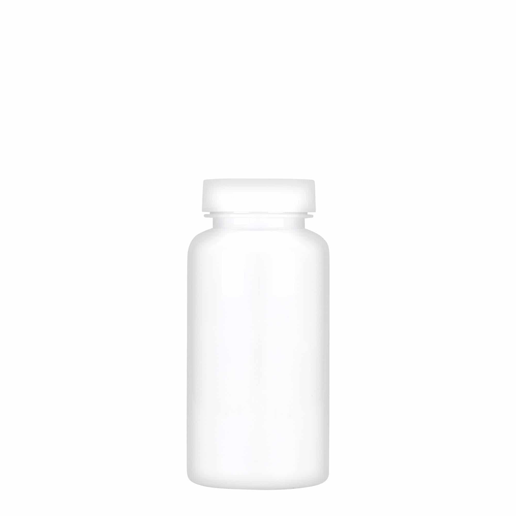 PET dóza 150 ml, plast, bílá, uzávěr: 38/400