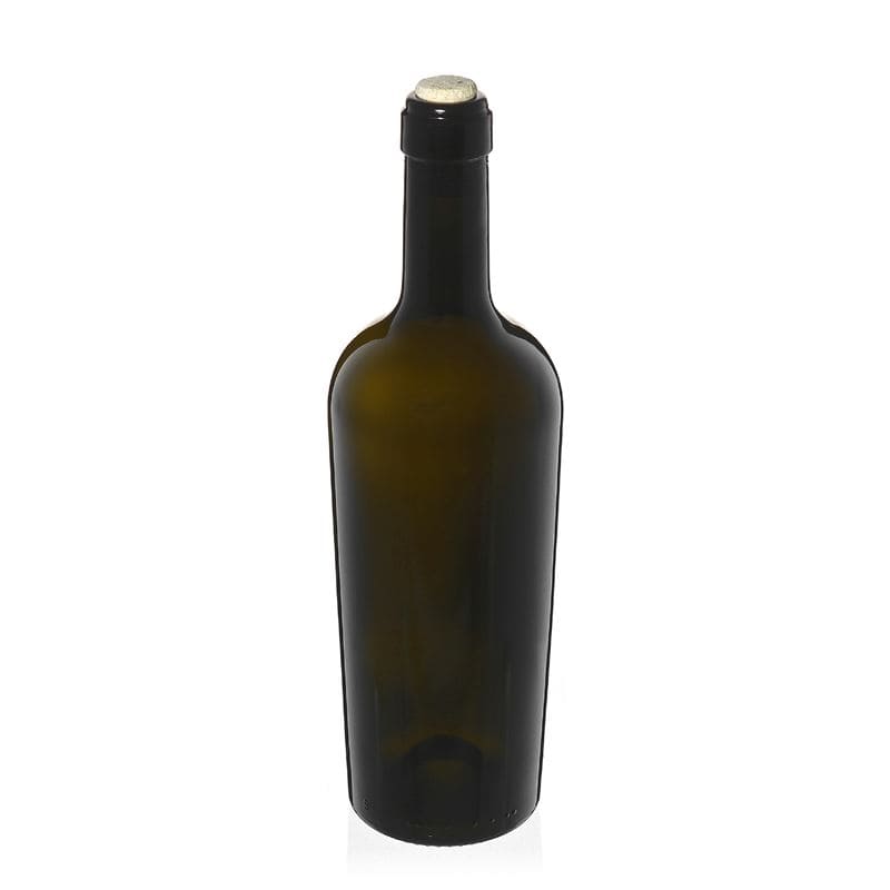 750 ml láhev na víno 'Imperiale', starozelená, hrdlo: korek