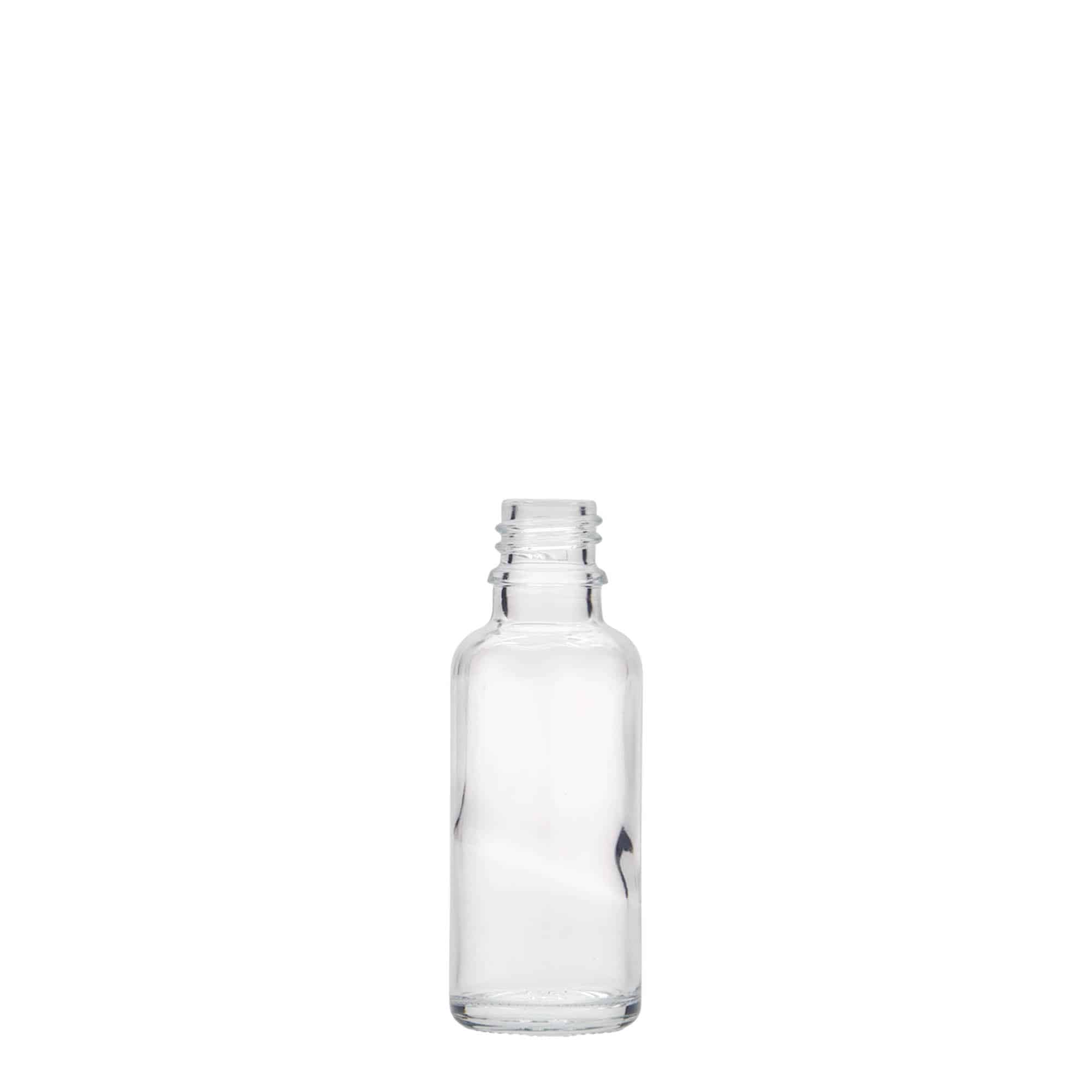 Lékovka 30 ml, sklo, ústí: DIN 18 Lékovka 30 ml, sklo, ústí: DIN 18