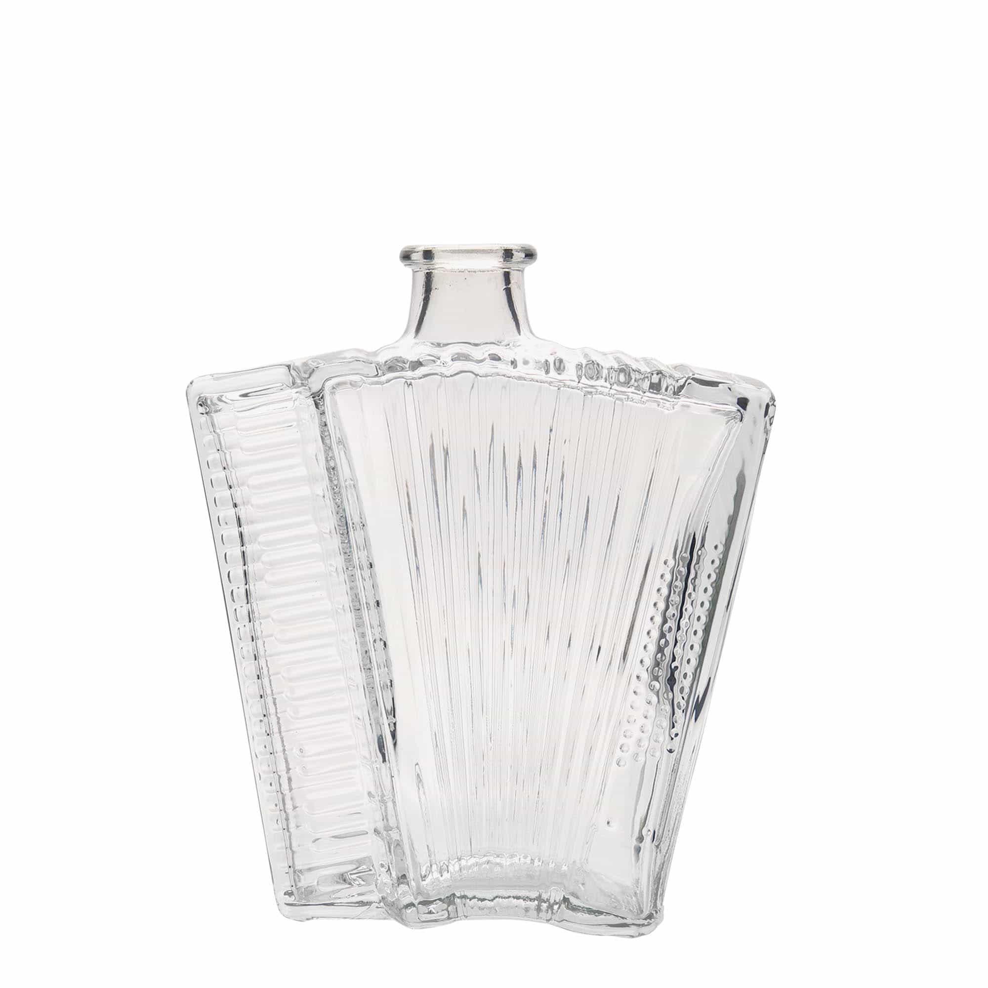 500 ml skleněná láhev 'Akkordeon', hrdlo: korek 500 ml skleněná láhev 'Akkordeon', hrdlo: korek