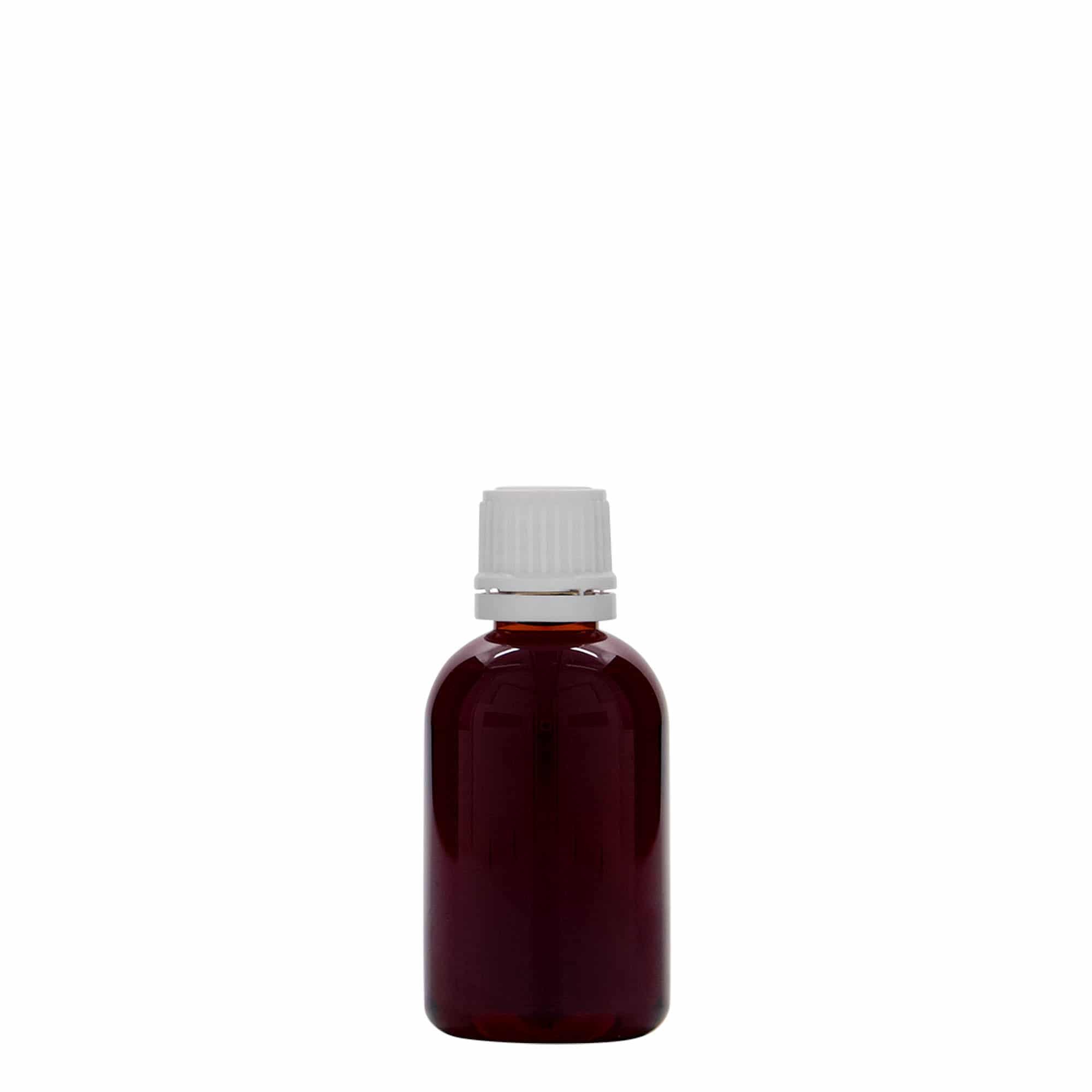 50 ml PET-lékovka „Easy Living“, plast, hrdlo: DIN 18