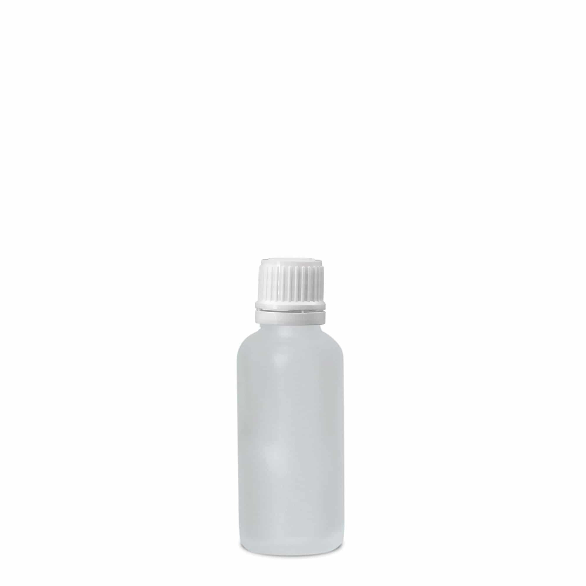 30 ml lékovka, sklo, matovaná, hrdlo: DIN 18