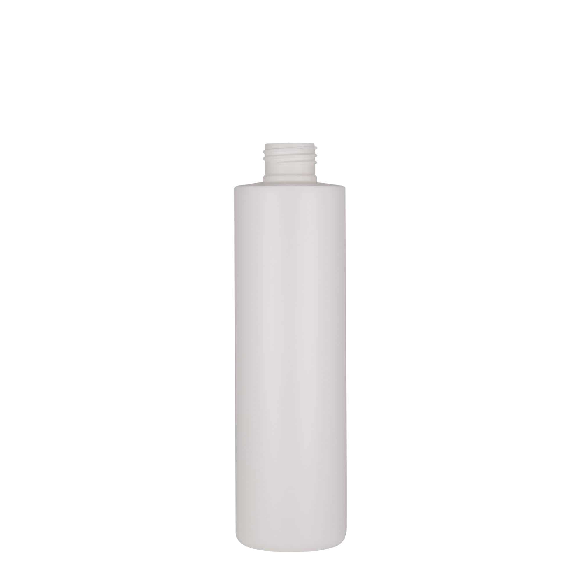 Plastová lahev 250 ml 'Pípa', HDPE, bílá, ústí: GPI 24/410