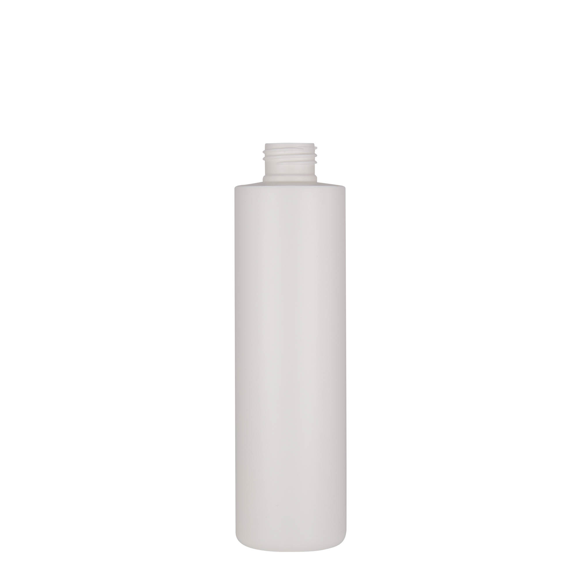 250 ml plastová láhev 'Pipe', HDPE, bílá, hrdlo: 24/410 250 ml plastová láhev 'Pipe', HDPE, bílá, hrdlo: 24/410
