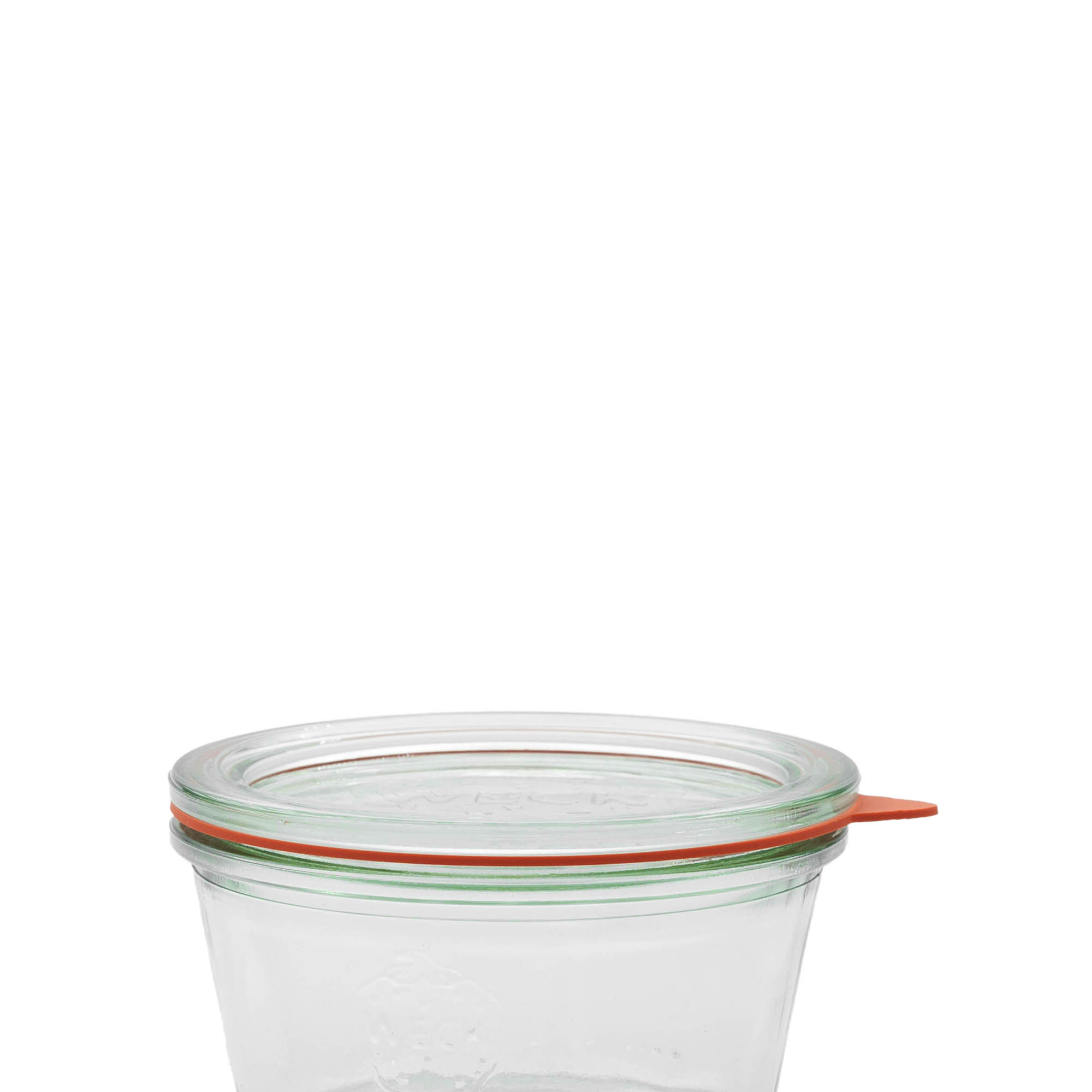 WECK-zavařovací kroužek RR100 #, červený, hrdlo: kulatý okraj