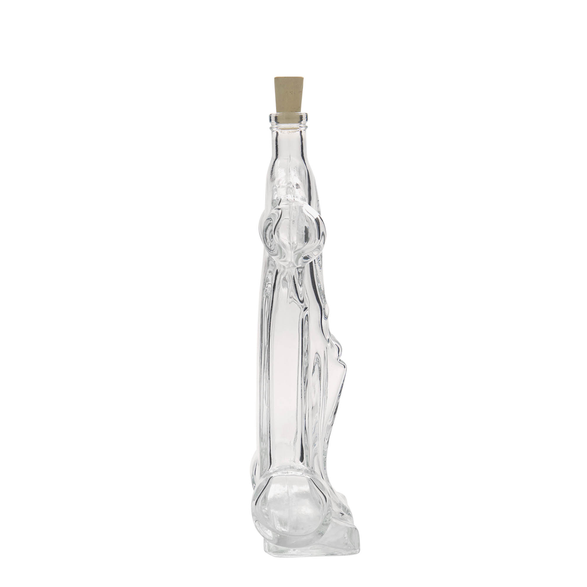 200 ml skleněná láhev „Závodní auto“, hrdlo: korek