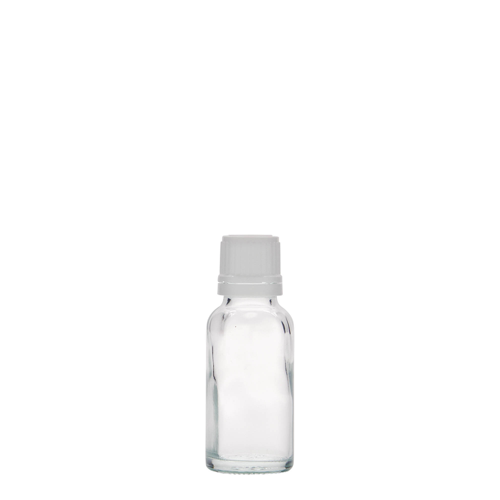 20 ml lékárenská lahvička, sklo, hrdlo: DIN 18 20 ml lékárenská lahvička, sklo, hrdlo: DIN 18