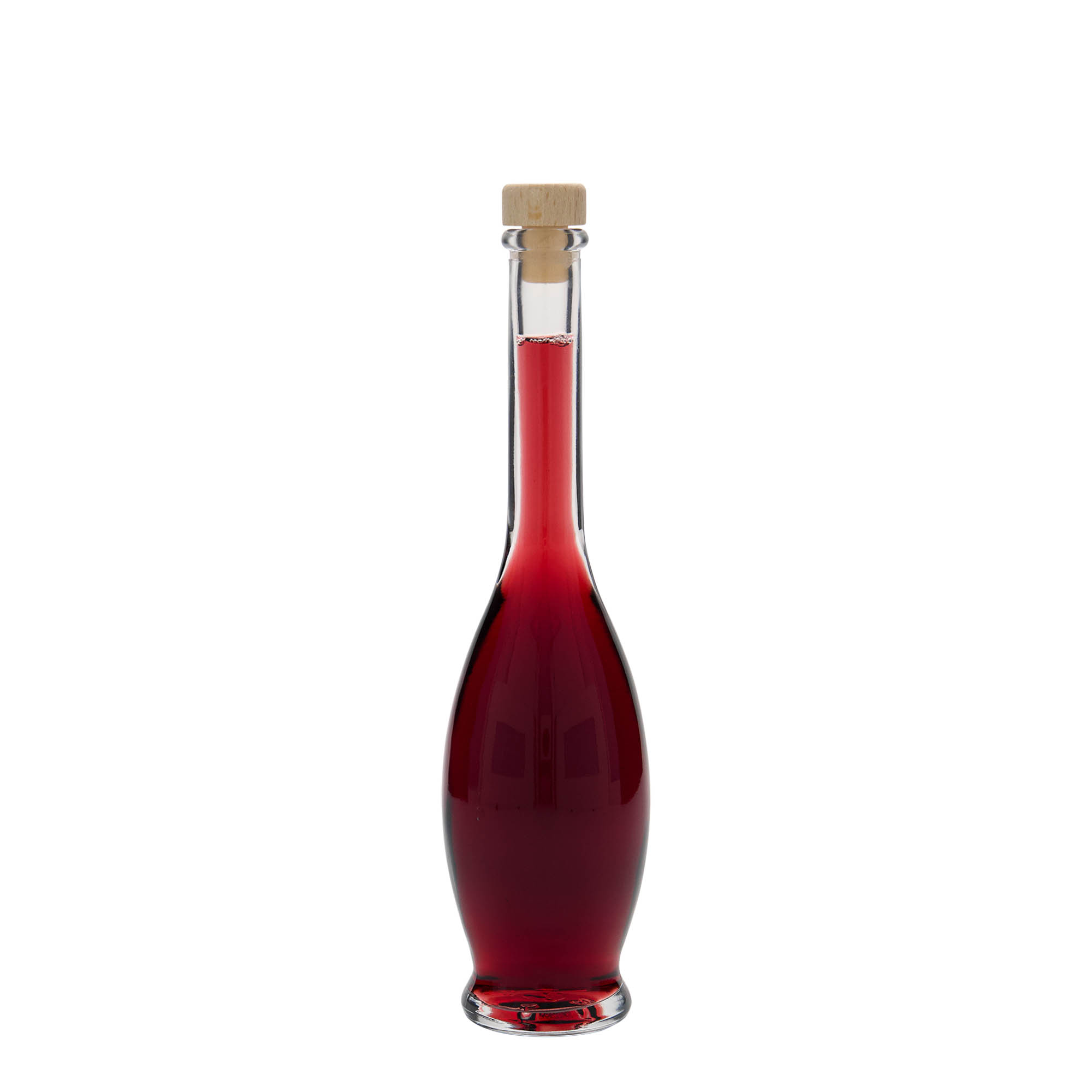 100 ml skleněná lahvička 'Gina', hrdlo: korek 100 ml skleněná lahvička 'Gina', hrdlo: korek