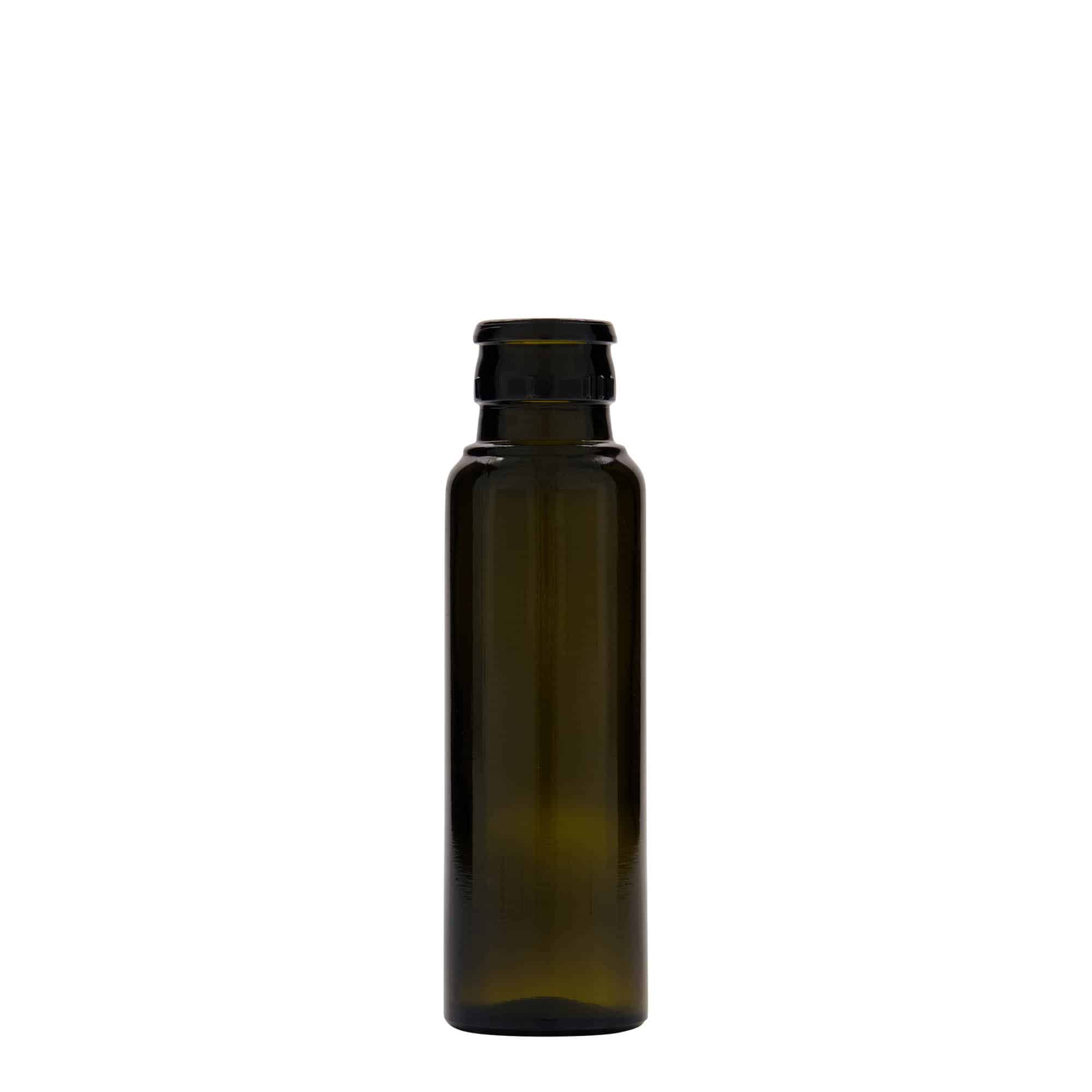 Lahev na ocet/olej 100 ml 'Willy New', sklo, starožitná zelená, ústí: DOP Lahev na ocet/olej 100 ml 'Willy New', sklo, starožitná zelená, ústí: DOP
