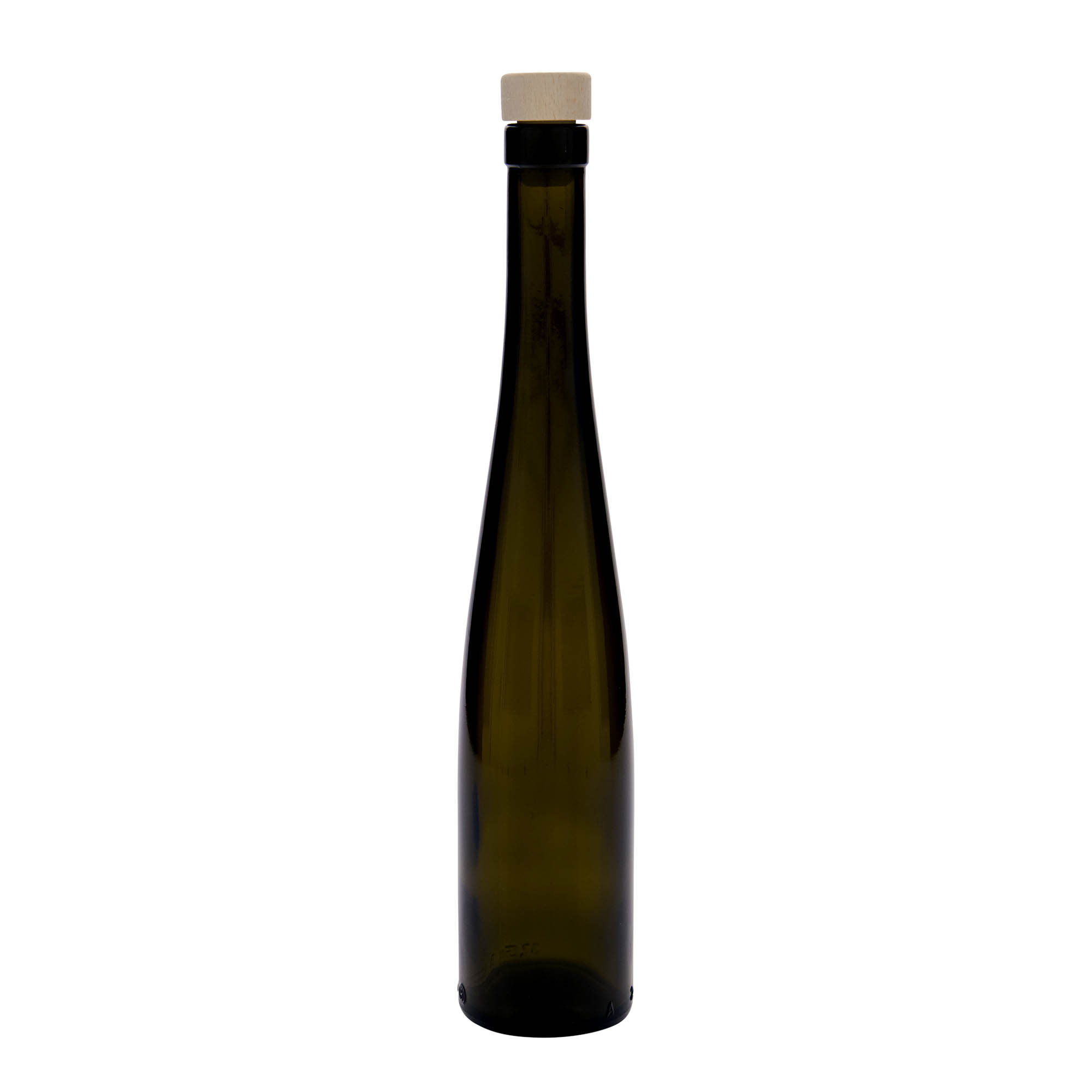 Skleněná lahev 375 ml 'Weinschlegel', starožitná zelená, uzávěr: korek