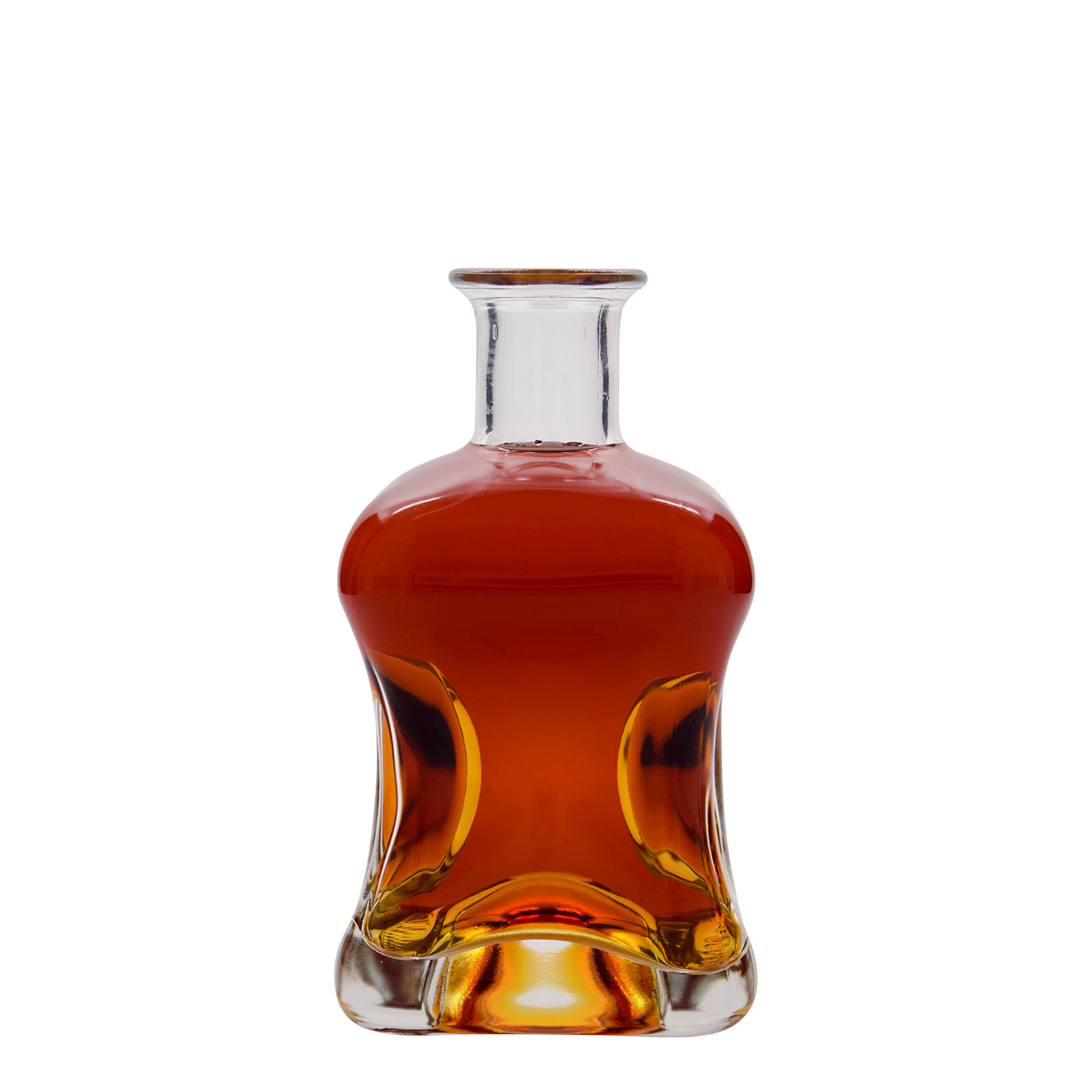 Skleněná lahev 500 ml 'Dublin', čtvercová, uzávěr: korek
