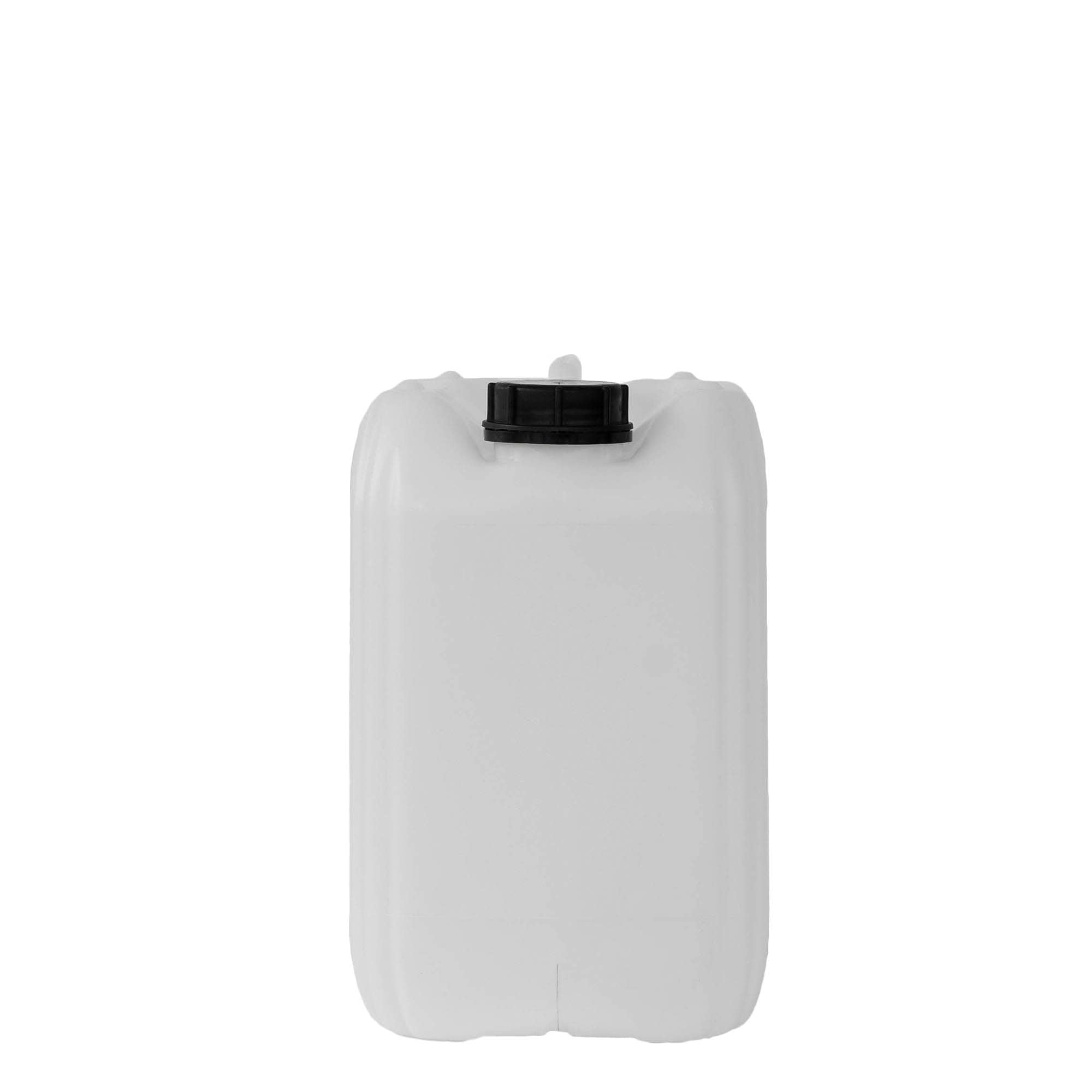 10 l kanystr, obdélníkový, HDPE plast, přírodní, hrdlo: ND 55