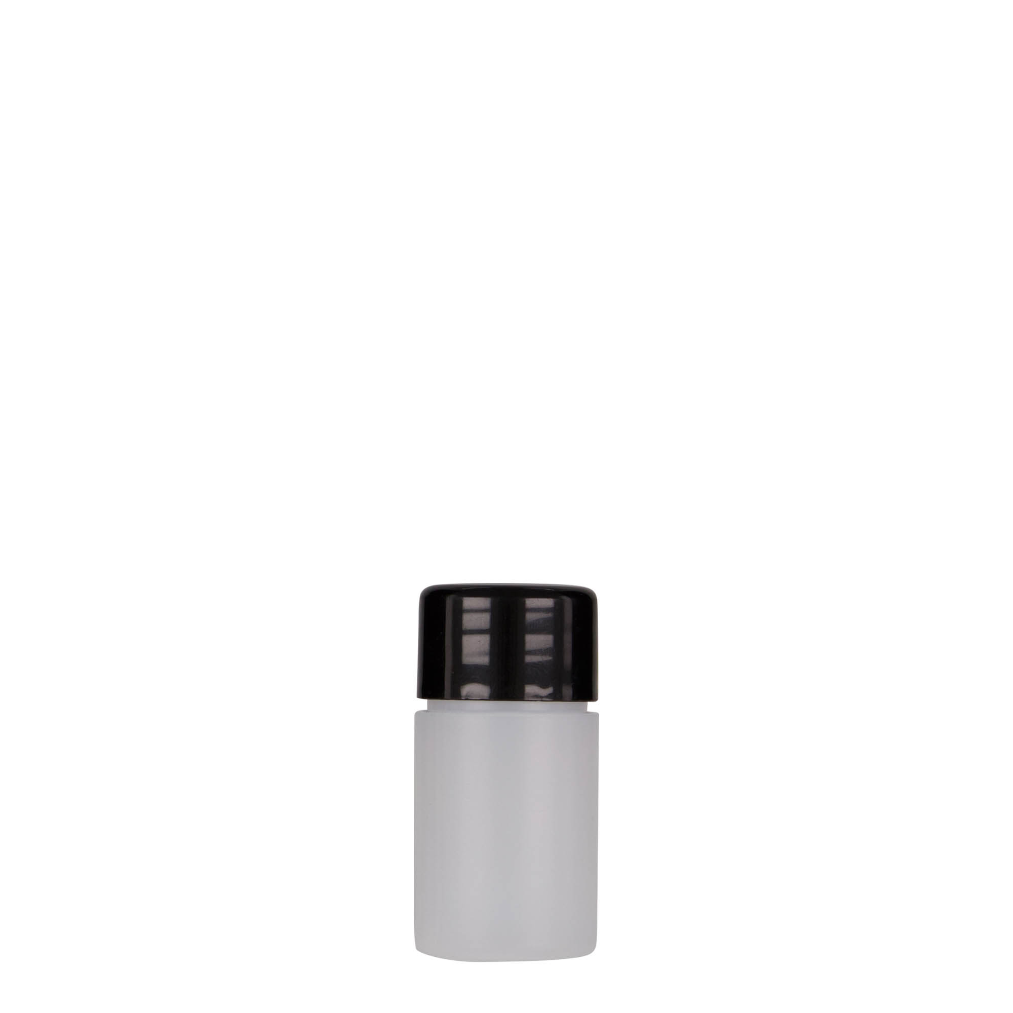 15 ml plastová lahvička „Tuffy“, HDPE, přírodní, hrdlo: 24/410
