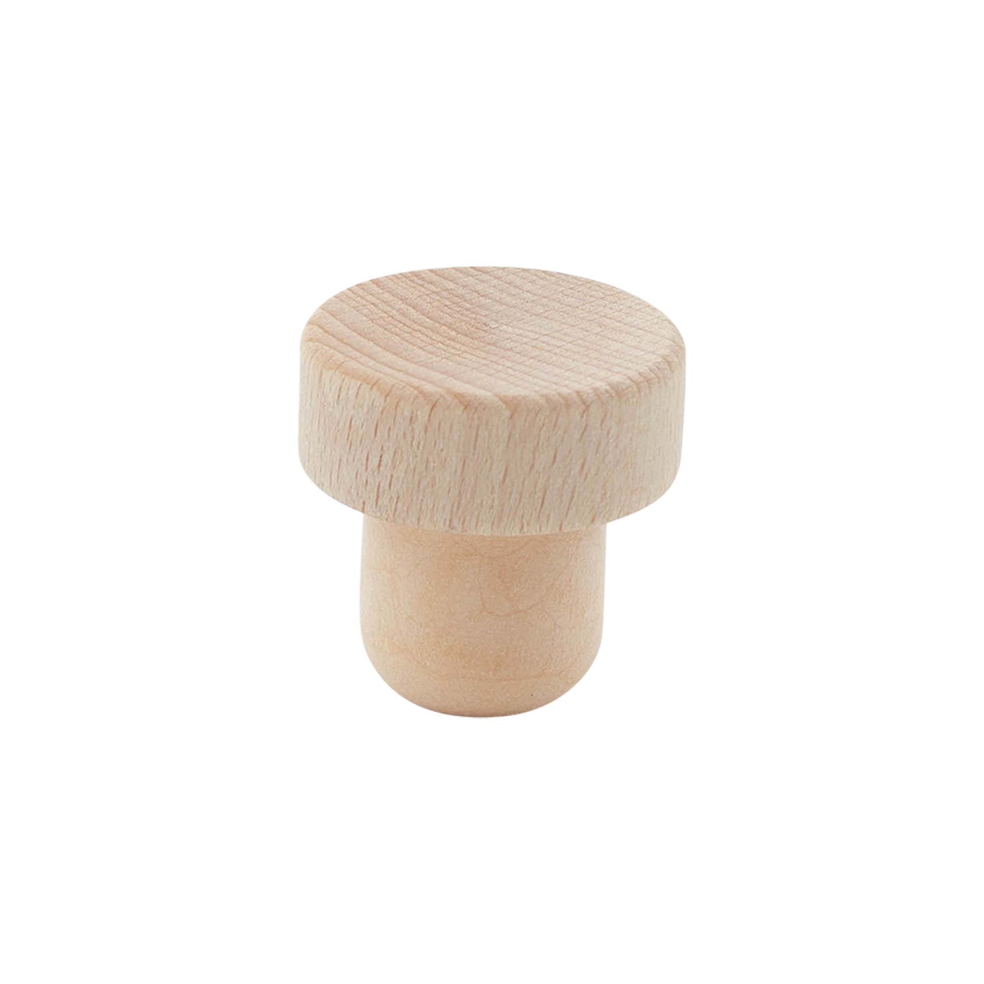 Zátka s úchopem 22,1 mm, dřevo/plast, pro hrdlo: korek