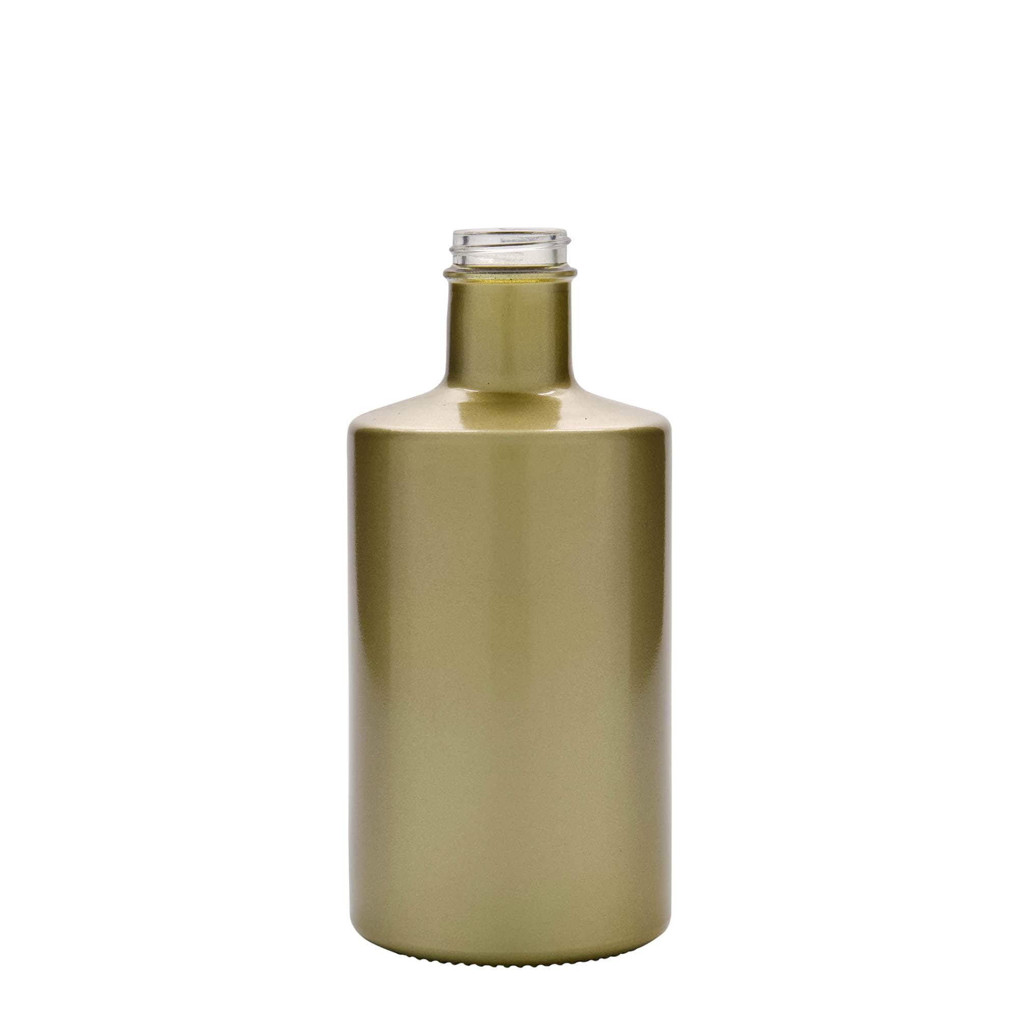 500 ml skleněná láhev 'Caroline', zlatá, hrdlo: GPI 33