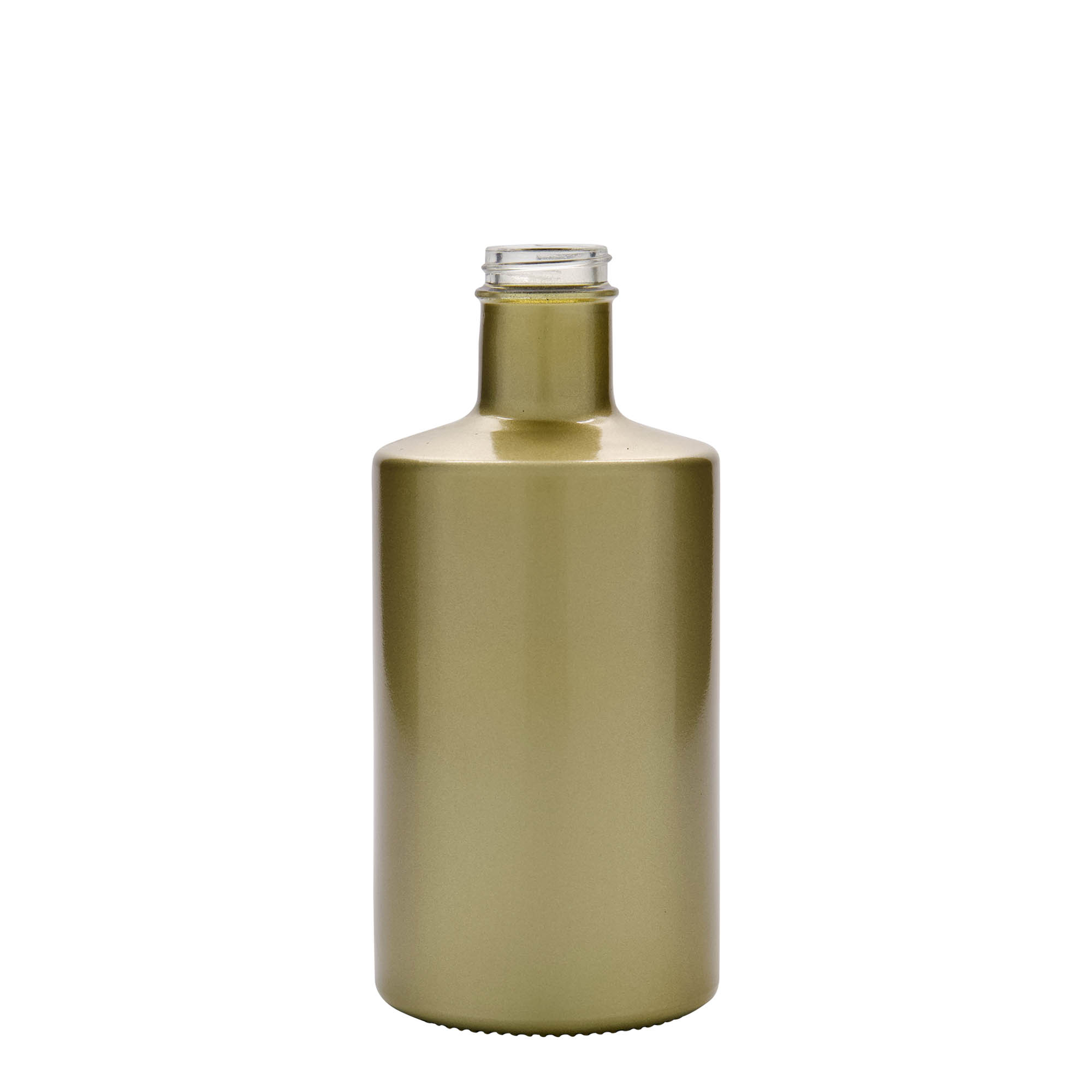 500 ml skleněná láhev 'Caroline', zlatá, hrdlo: GPI 33 500 ml skleněná láhev 'Caroline', zlatá, hrdlo: GPI 33