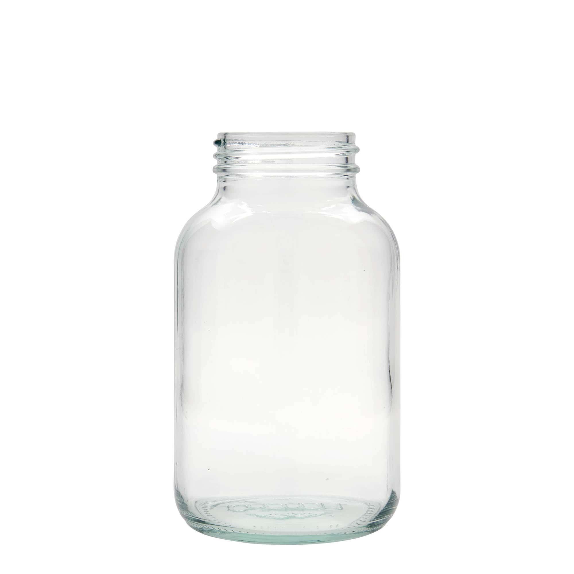 Sklenice s širokým hrdlem 1000 ml, uzávěr: DIN 68