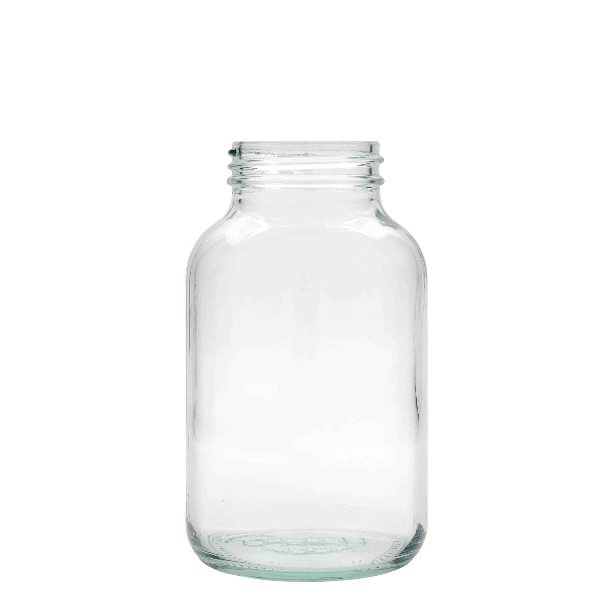 1.000 ml širokohrdlá láhev, hrdlo: DIN 68