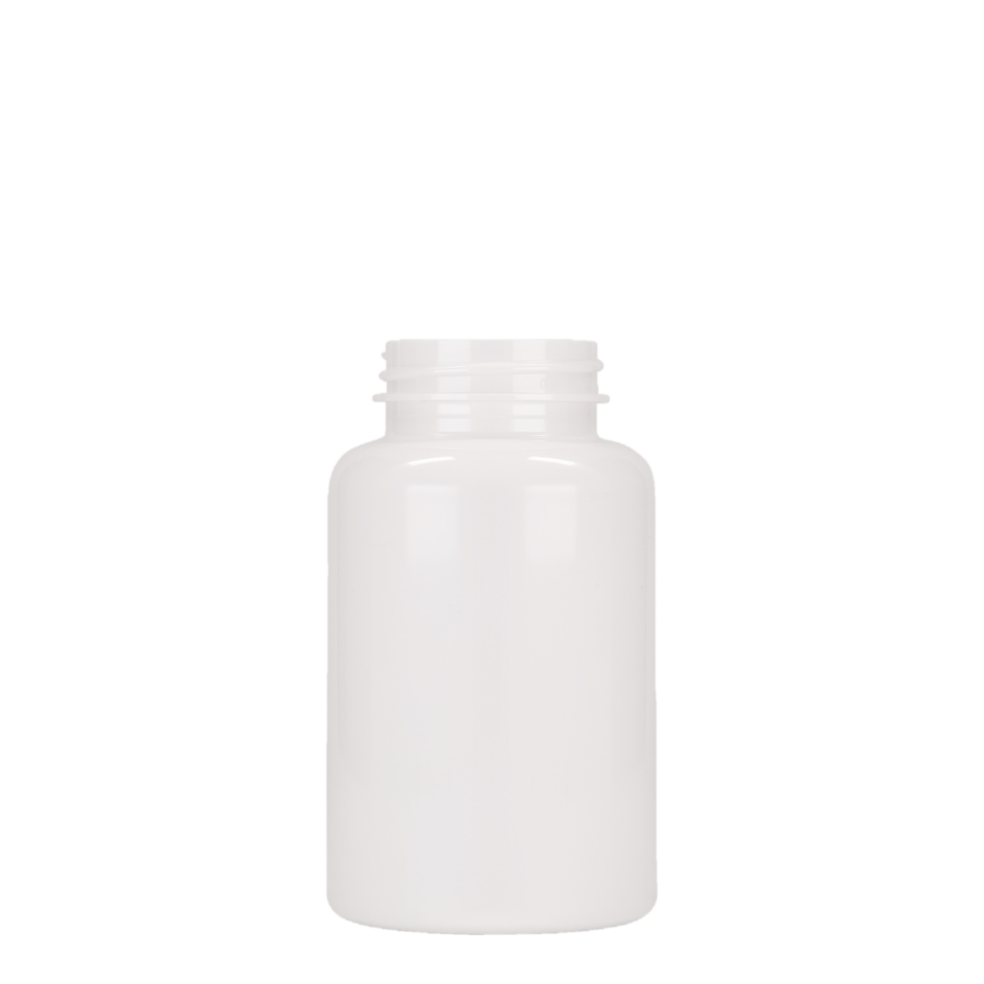 PET dóza 250 ml, plast, bílá, uzávěr: GPI 45/400 PET dóza 250 ml, plast, bílá, uzávěr: GPI 45/400