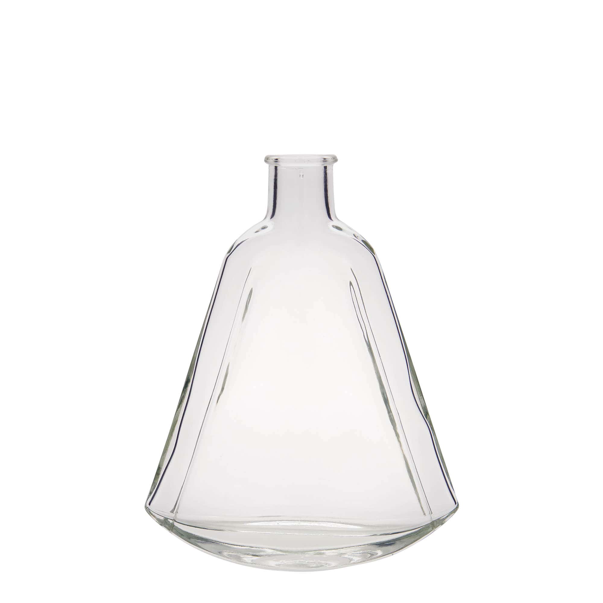 Skleněná lahev 200 ml 'Maurizio', oválná, uzávěr: korek Skleněná lahev 200 ml 'Maurizio', oválná, uzávěr: korek