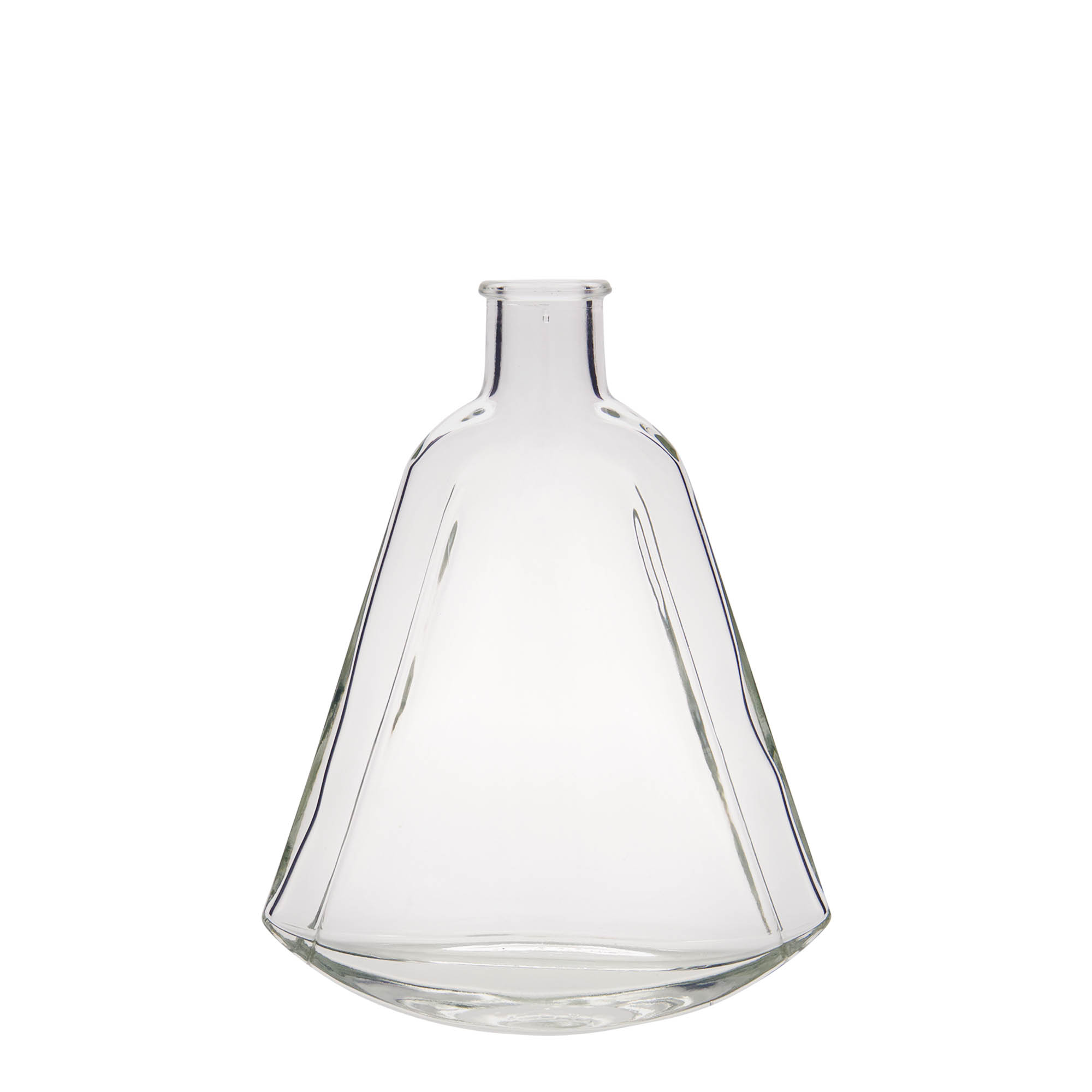200 ml skleněná láhev „Maurizio“, oválná, hrdlo: korek