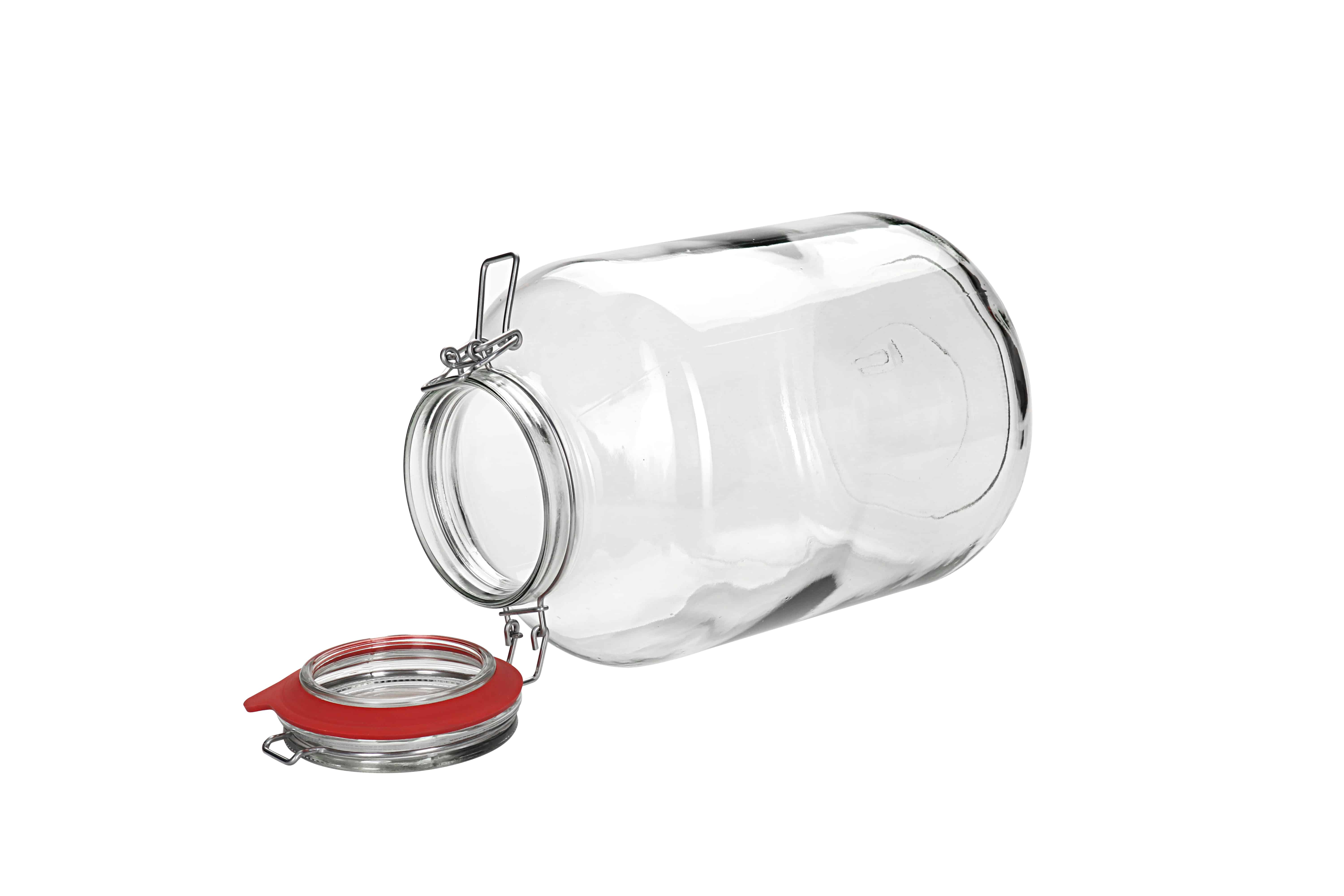 Sklenice s drátěným uzávěrem 4880 ml, uzávěr: drátěný uzávěr