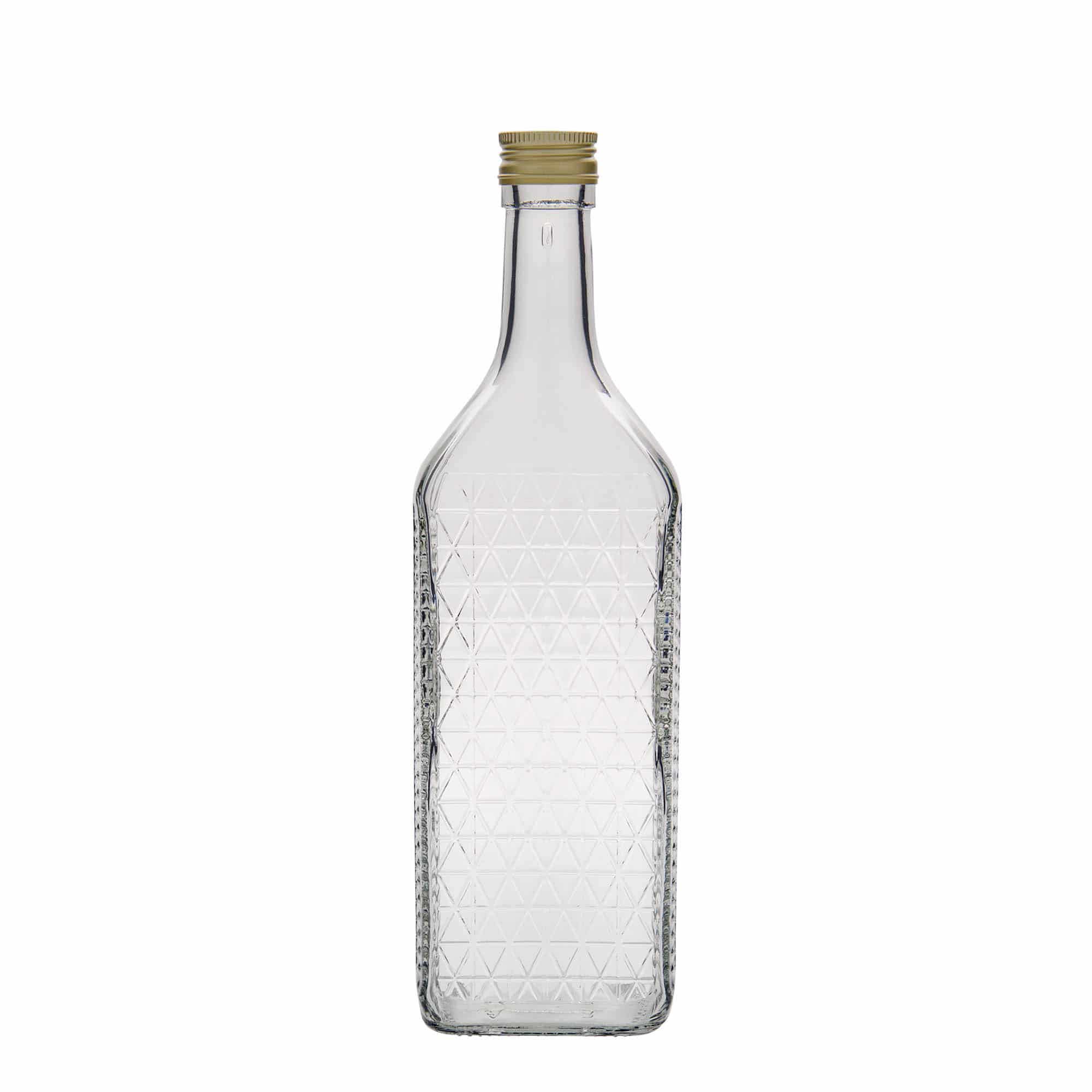 Skleněná lahev 700 ml 'Caruso', hranatá, uzávěr: PP 31,5