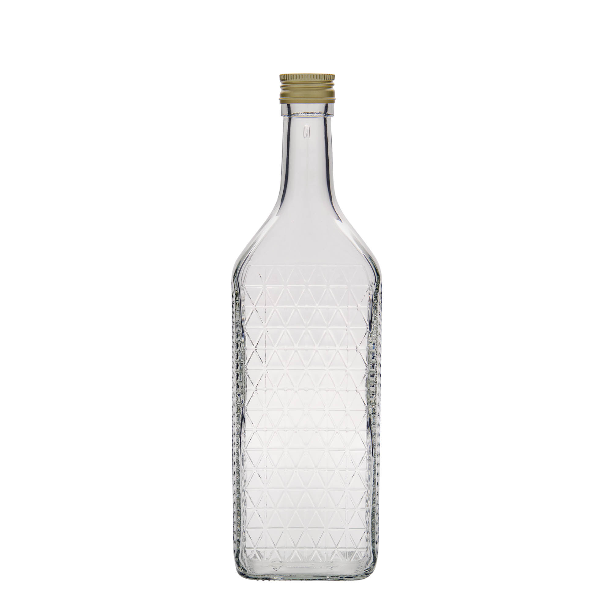700 ml skleněná láhev 'Caruso', obdélníková, hrdlo: PP 31,5