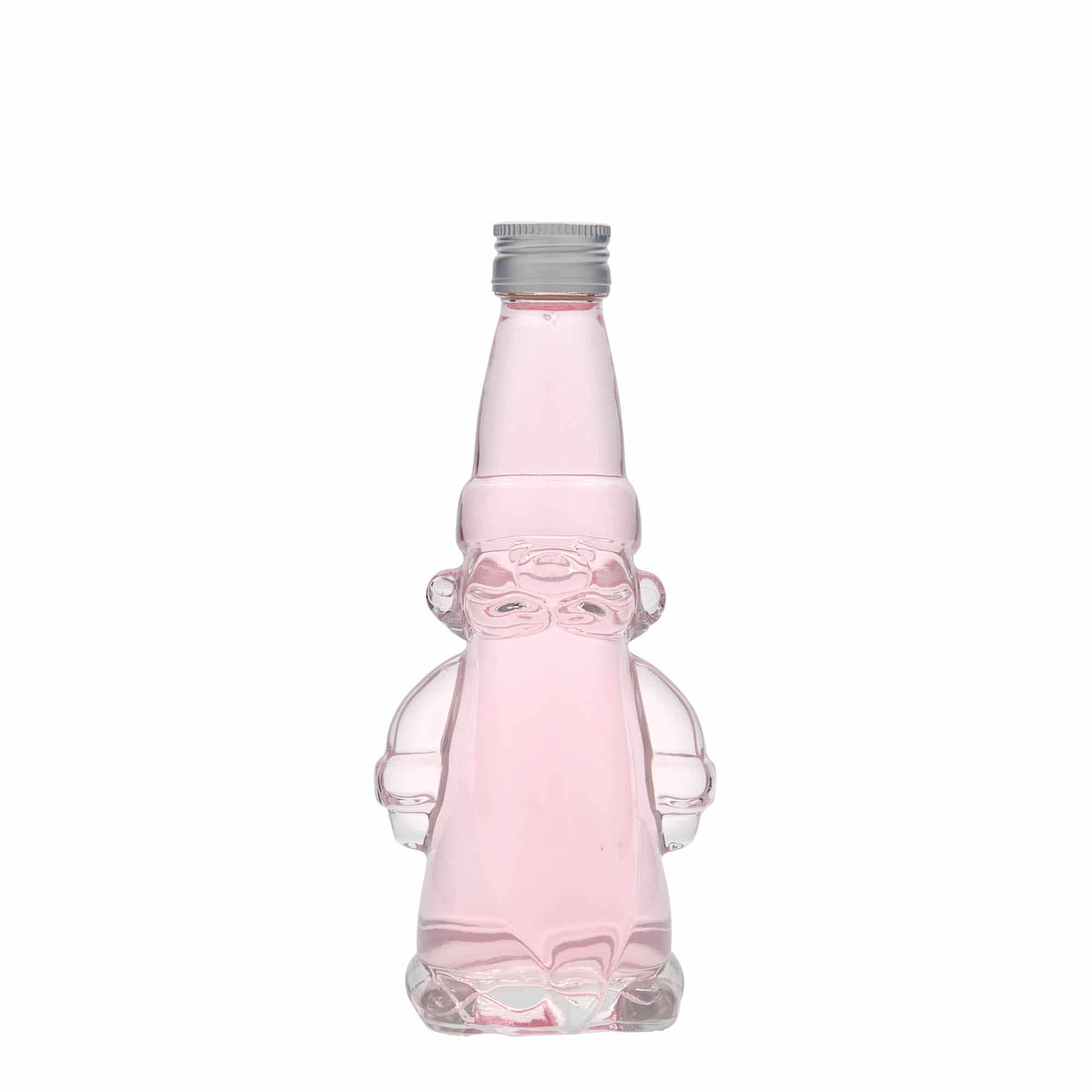 Skleněná lahev 200 ml 'Vánoční skřítek', uzávěr: PP 28