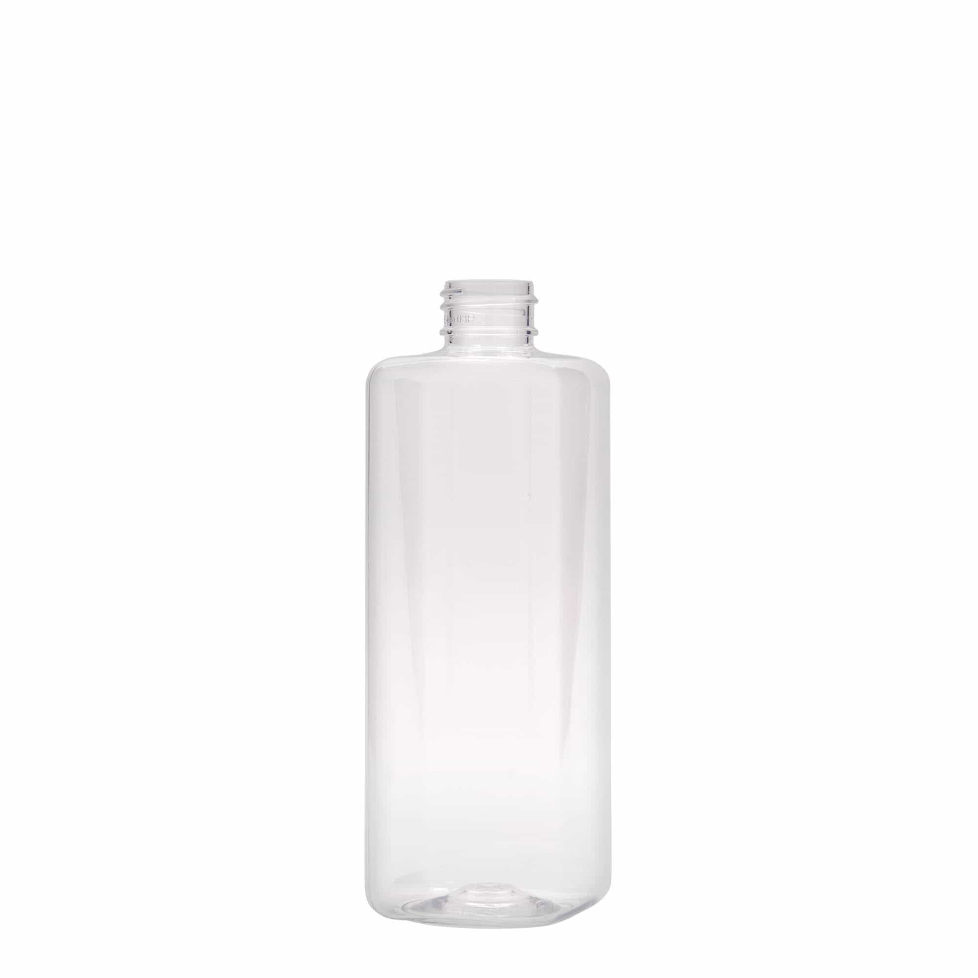 PET lahev 300 ml 'Karl', čtvercová, plast, ústí: GPI 24/410