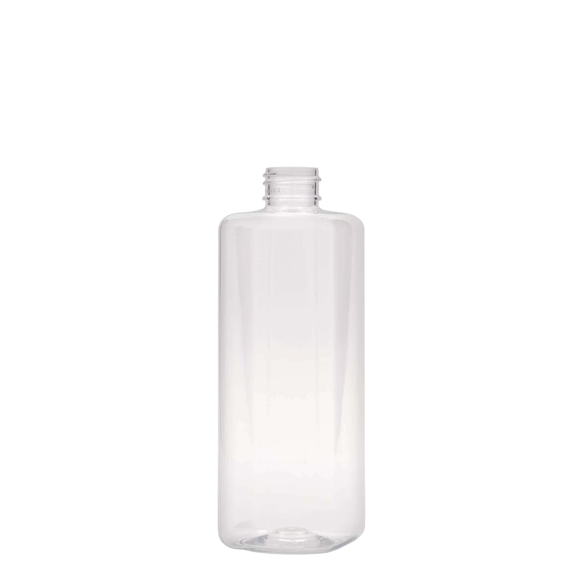 300 ml PET láhev 'Karl', čtvercová, plast, hrdlo: 24/410