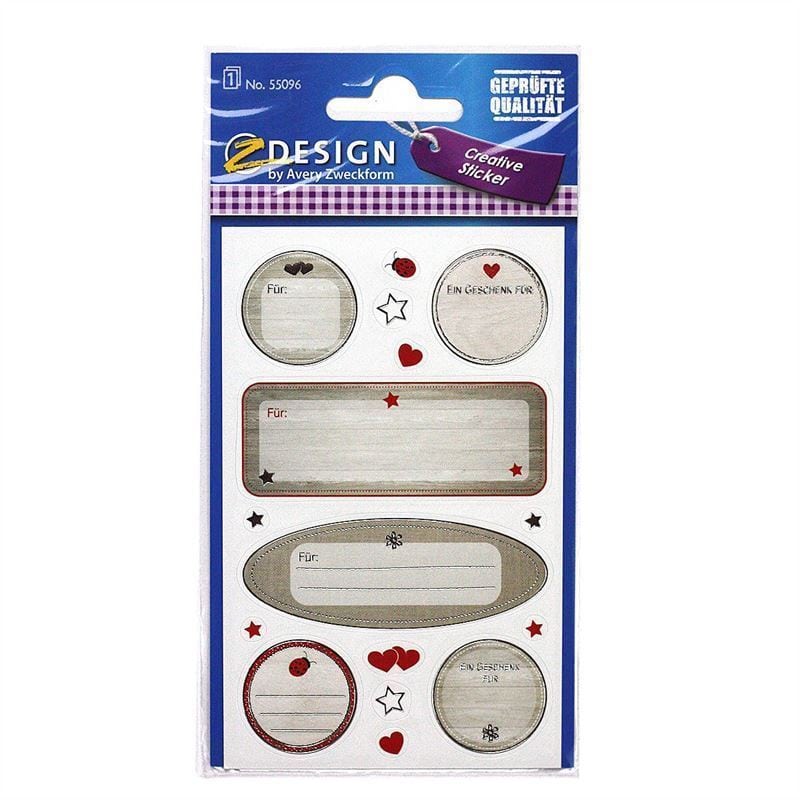 Zweckform štítky „Pro:“, papír, vícebarevné