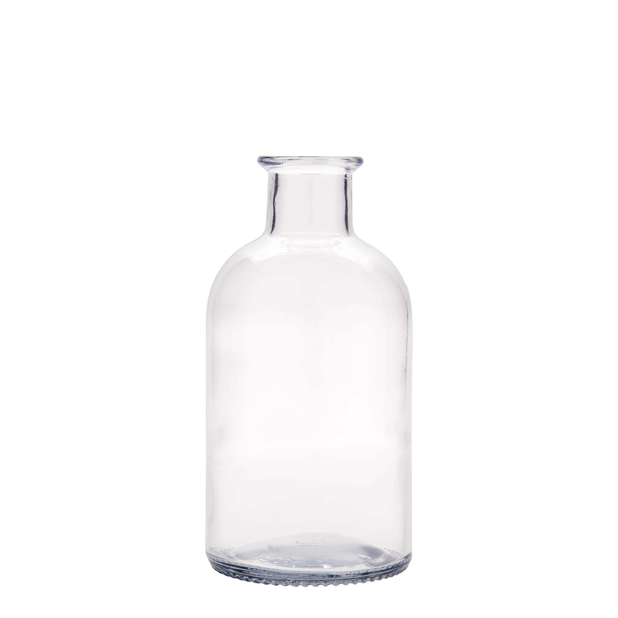500 ml skleněná láhev lékárníka „Italia“, hrdlo: korek